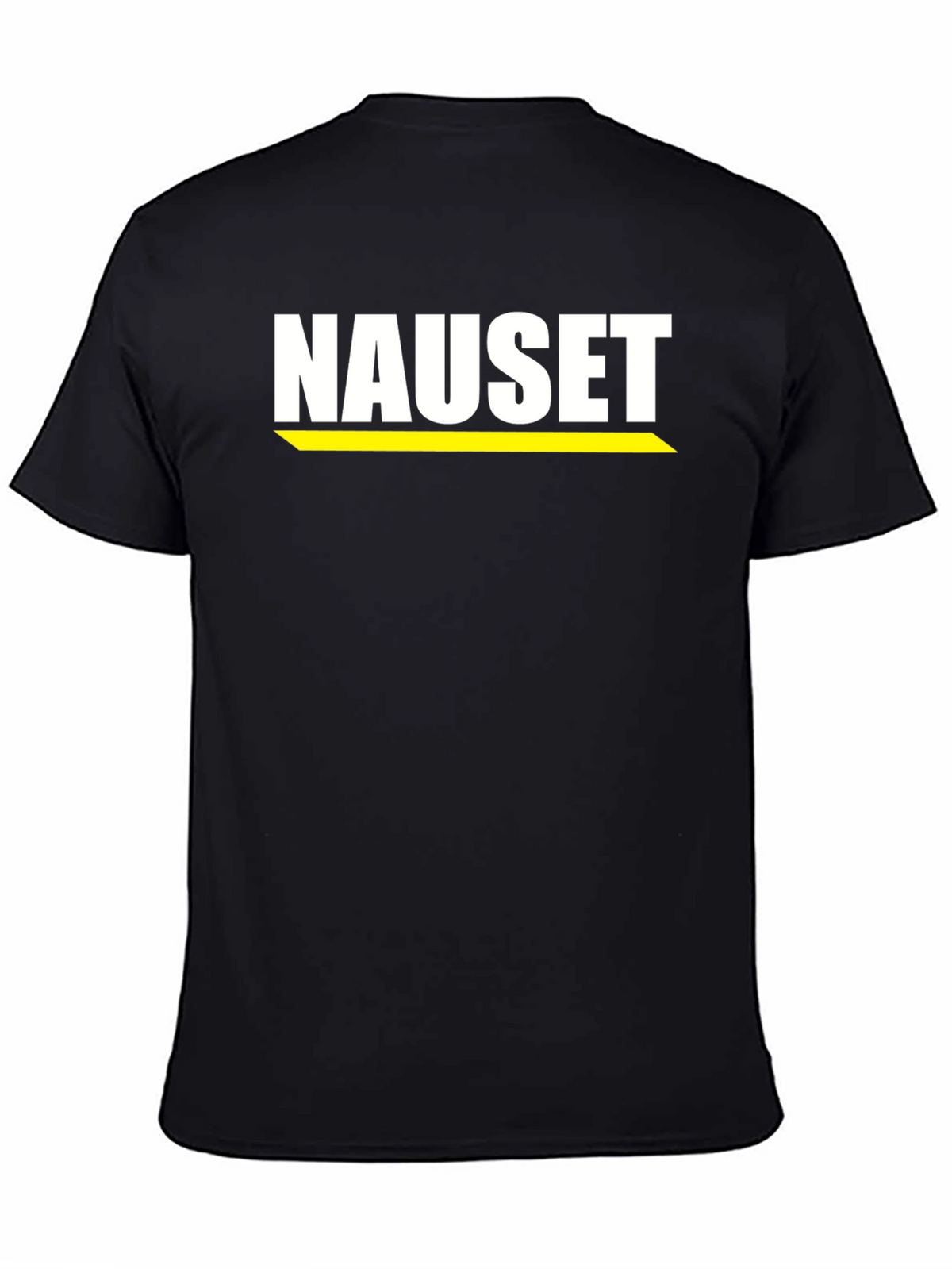 Nauset Graphic Tee - Classic Black Cotton T-Shirt