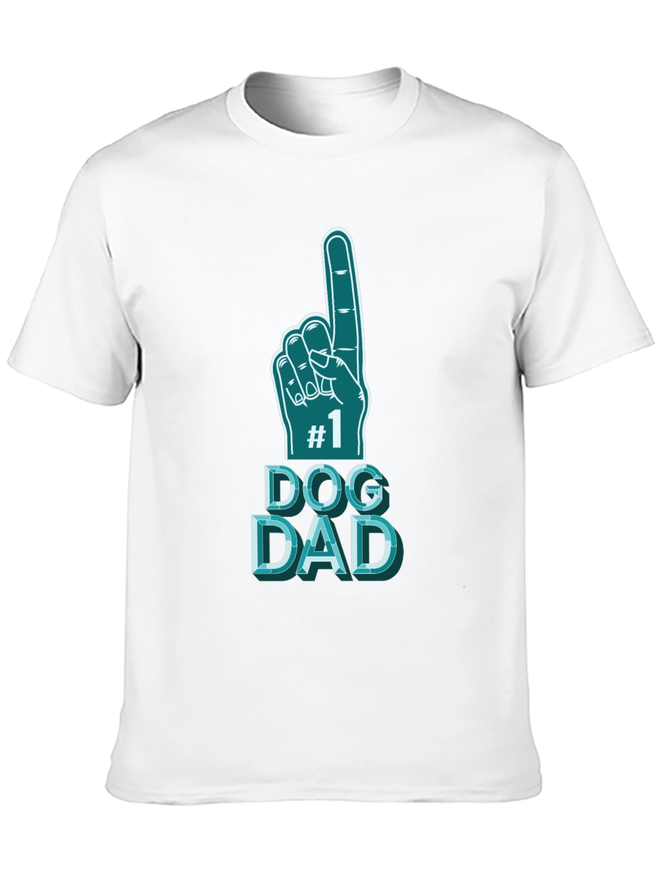 #1 Dog Dad T-Shirt - Black Graphic Tee
