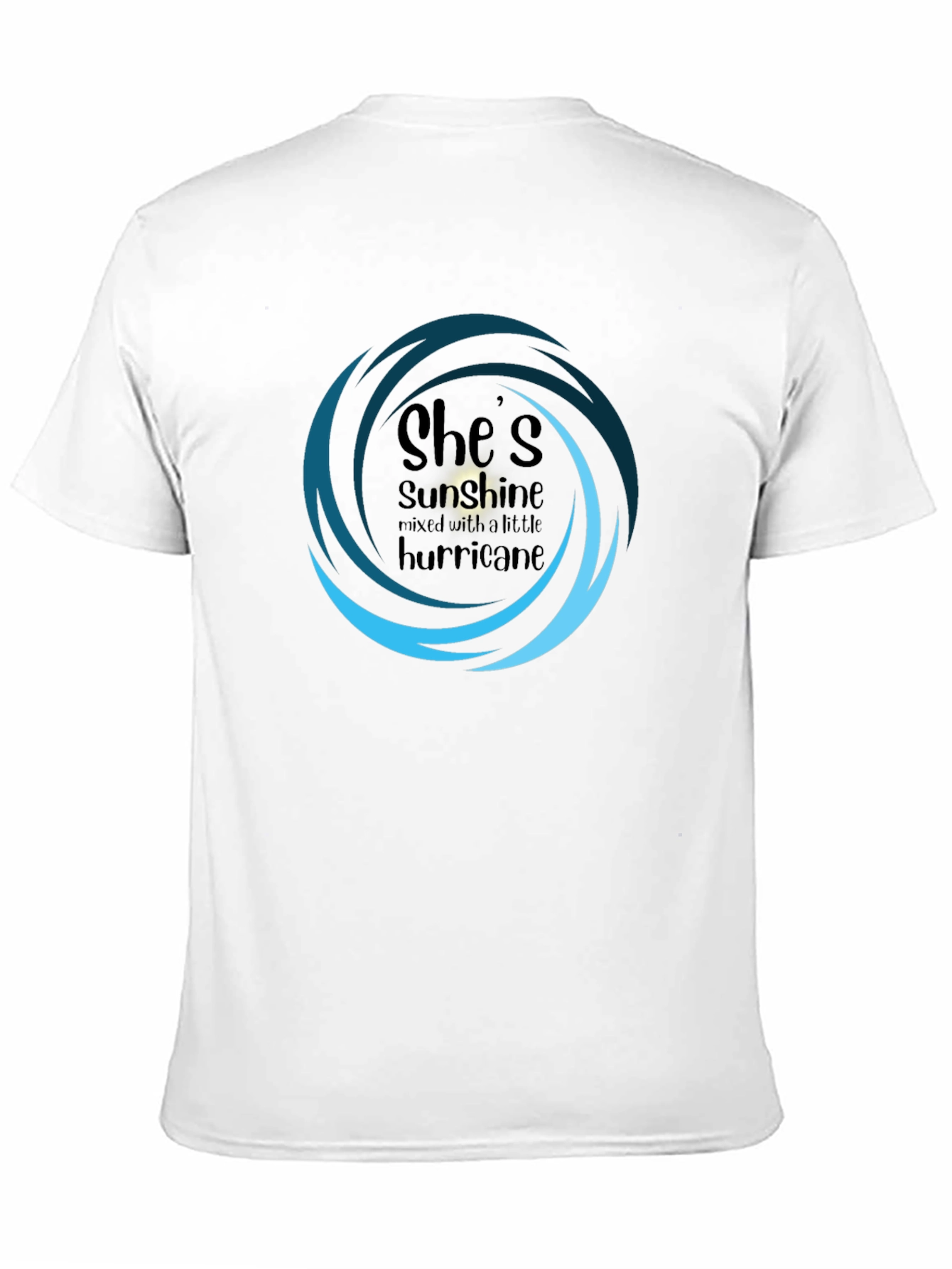 Shes Sunshine & Hurricane Tee - Black