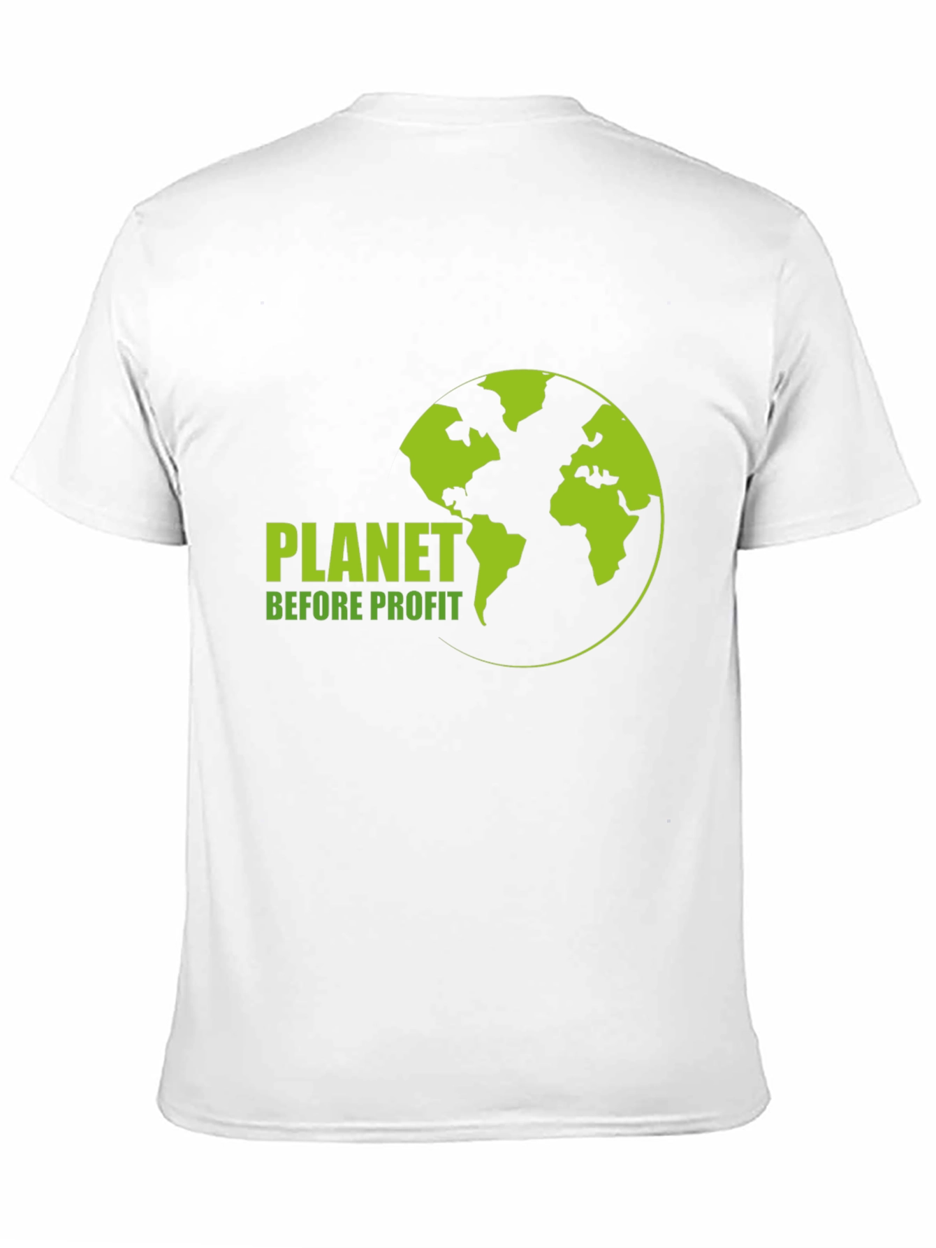 Planet Before Profit Black Graphic Tee