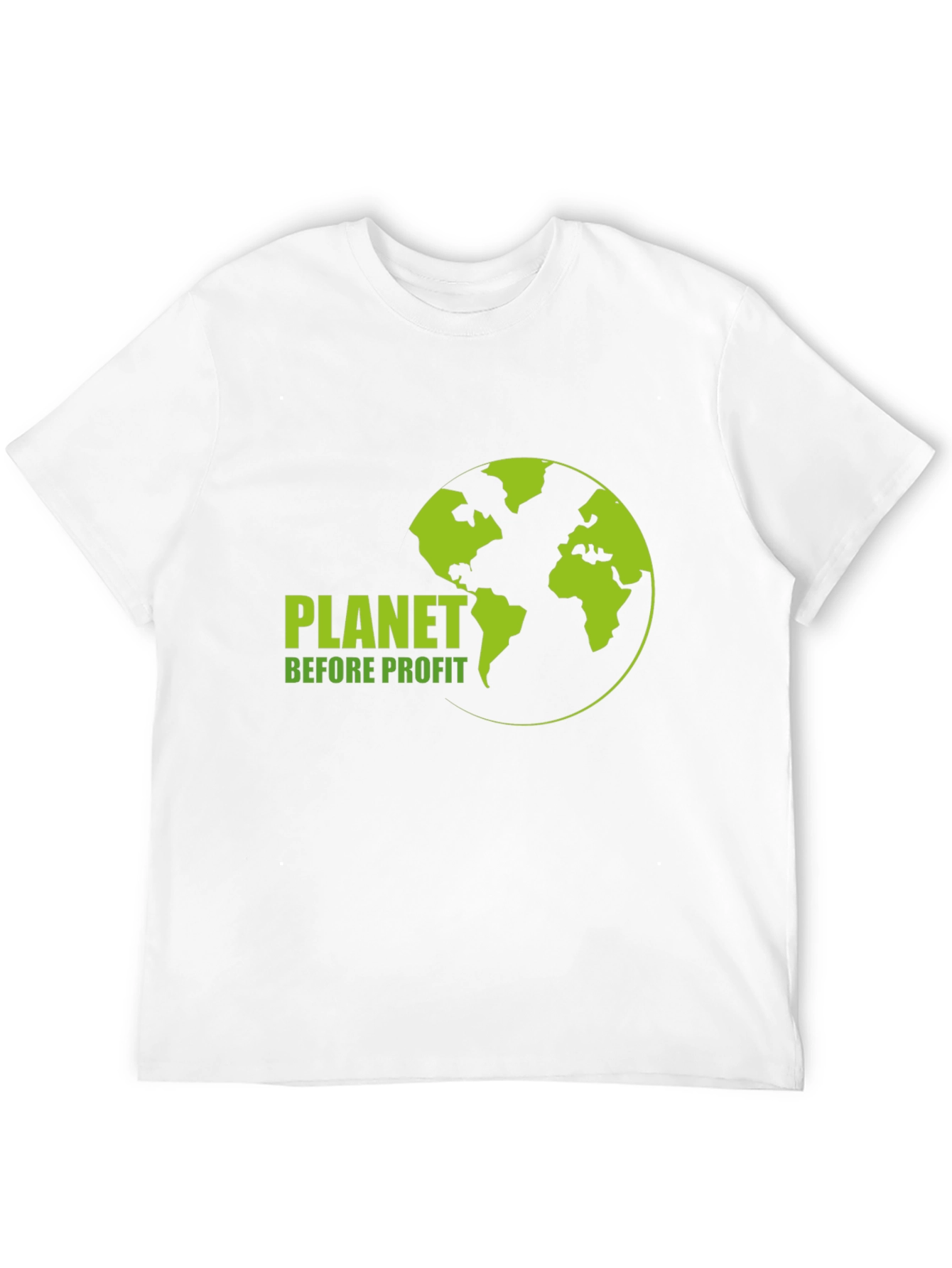 Planet Before Profit Black Graphic Tee