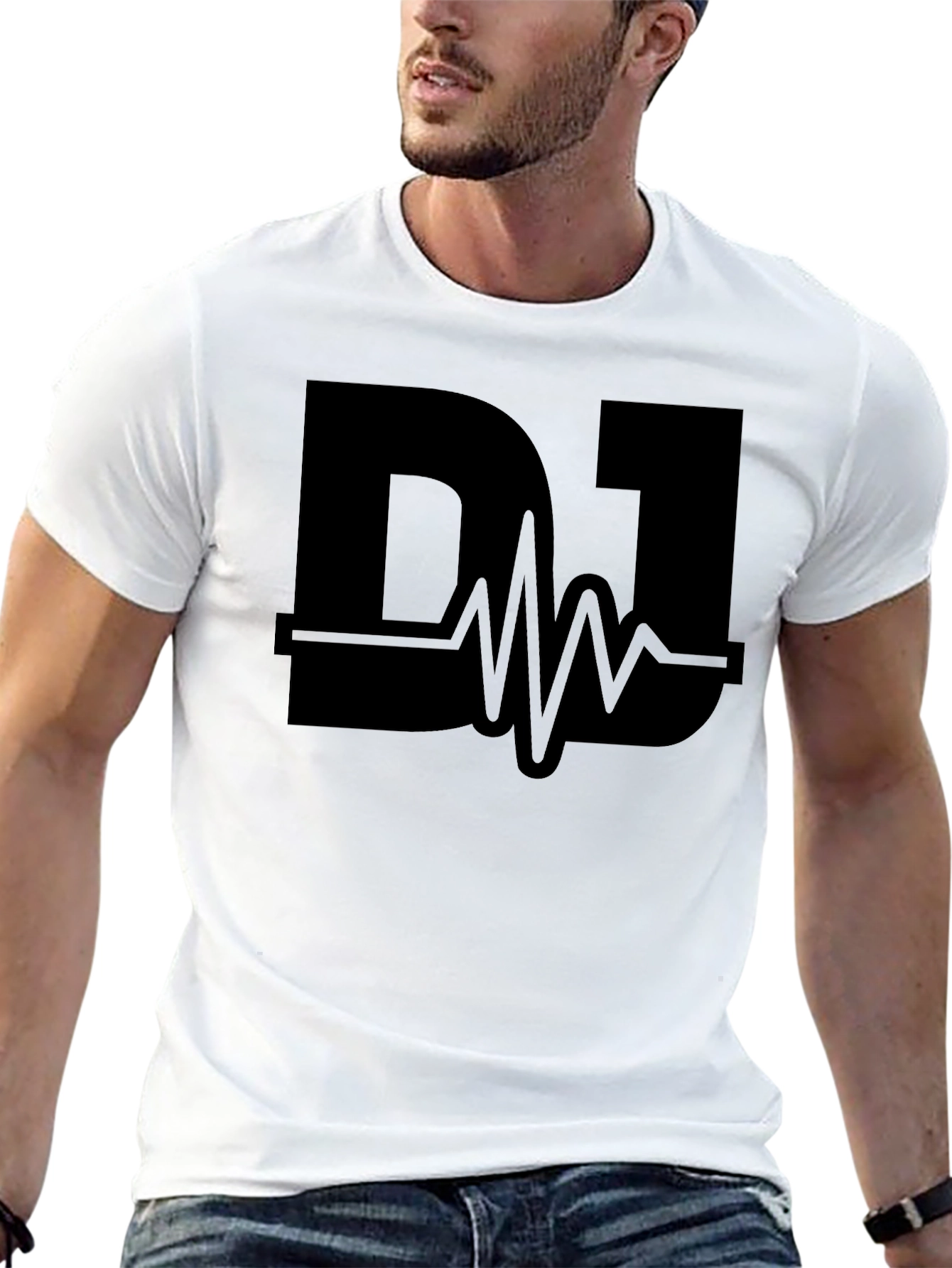 DJ Pulse Black T-Shirt - Music Lover Tee