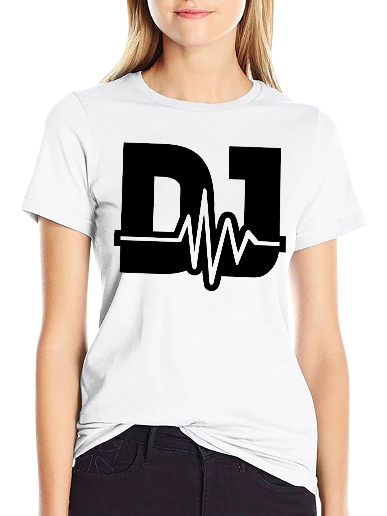 DJ Pulse Black T-Shirt - Music Lover Tee