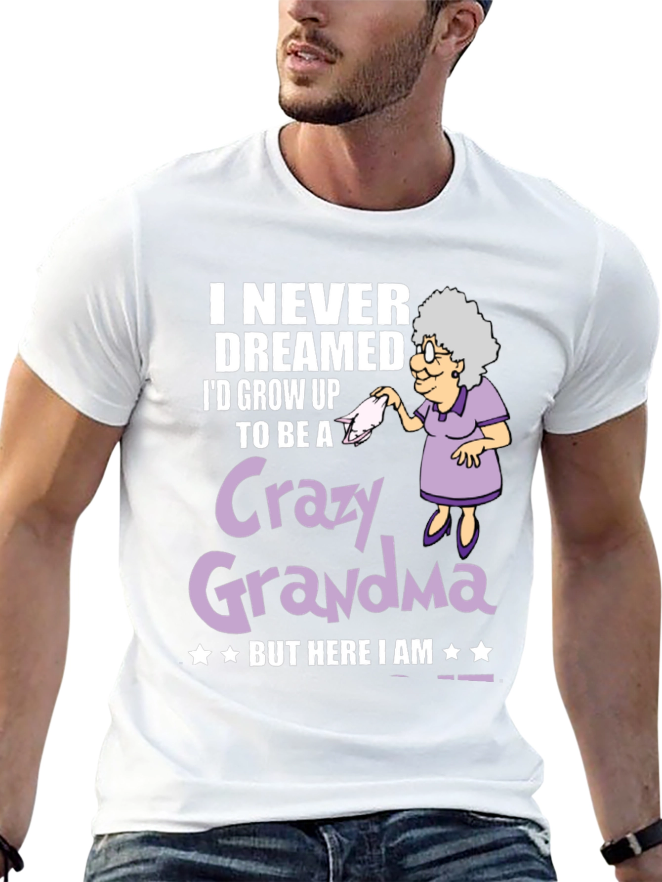 Crazy Grandma Graphic Tee