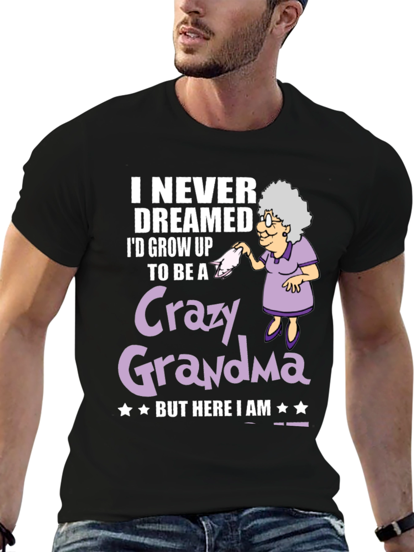 Crazy Grandma Graphic Tee