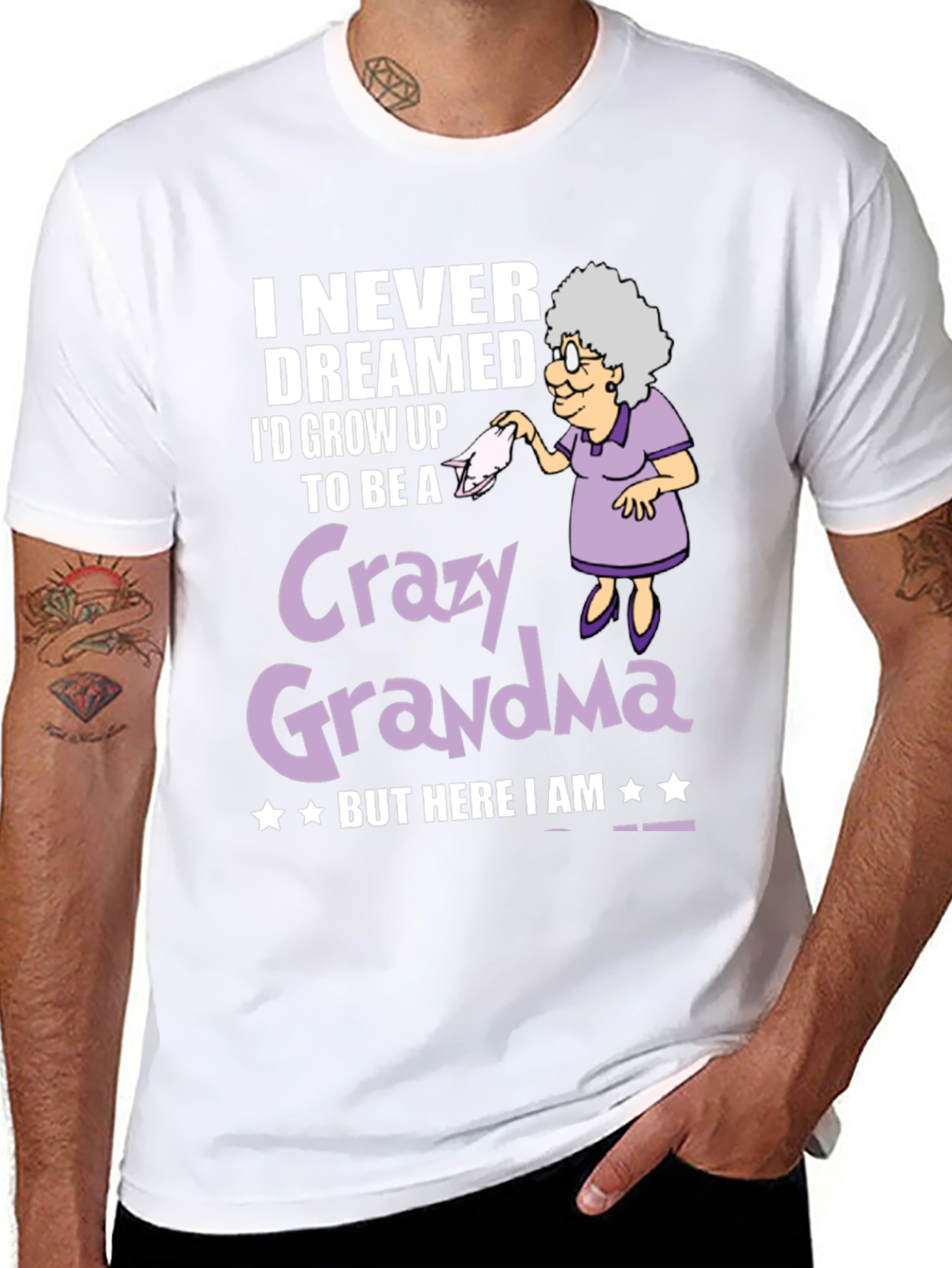 Crazy Grandma Graphic Tee