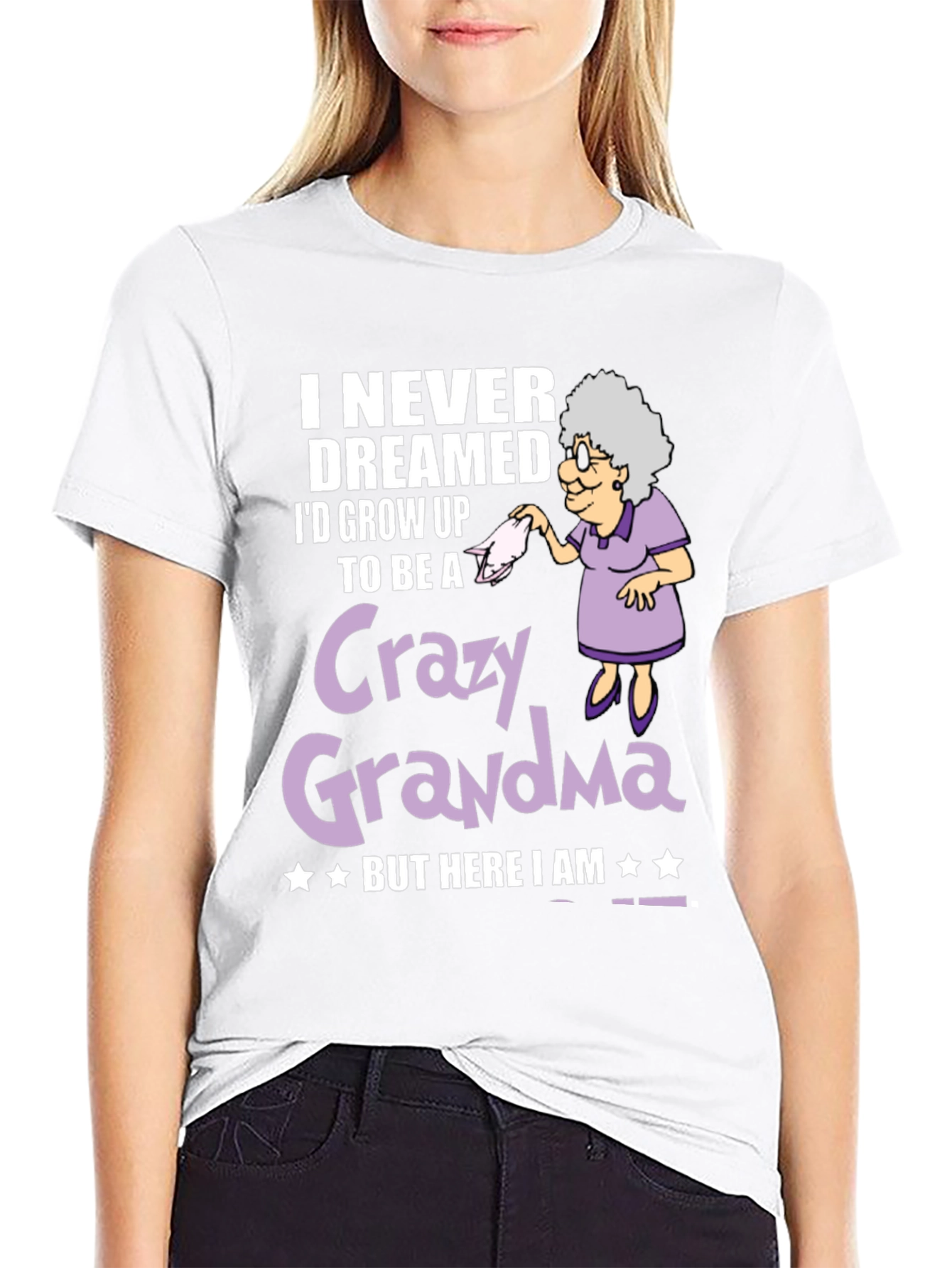Crazy Grandma Graphic Tee