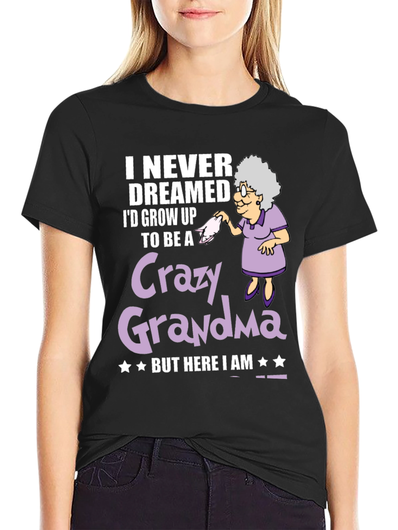 Crazy Grandma Graphic Tee