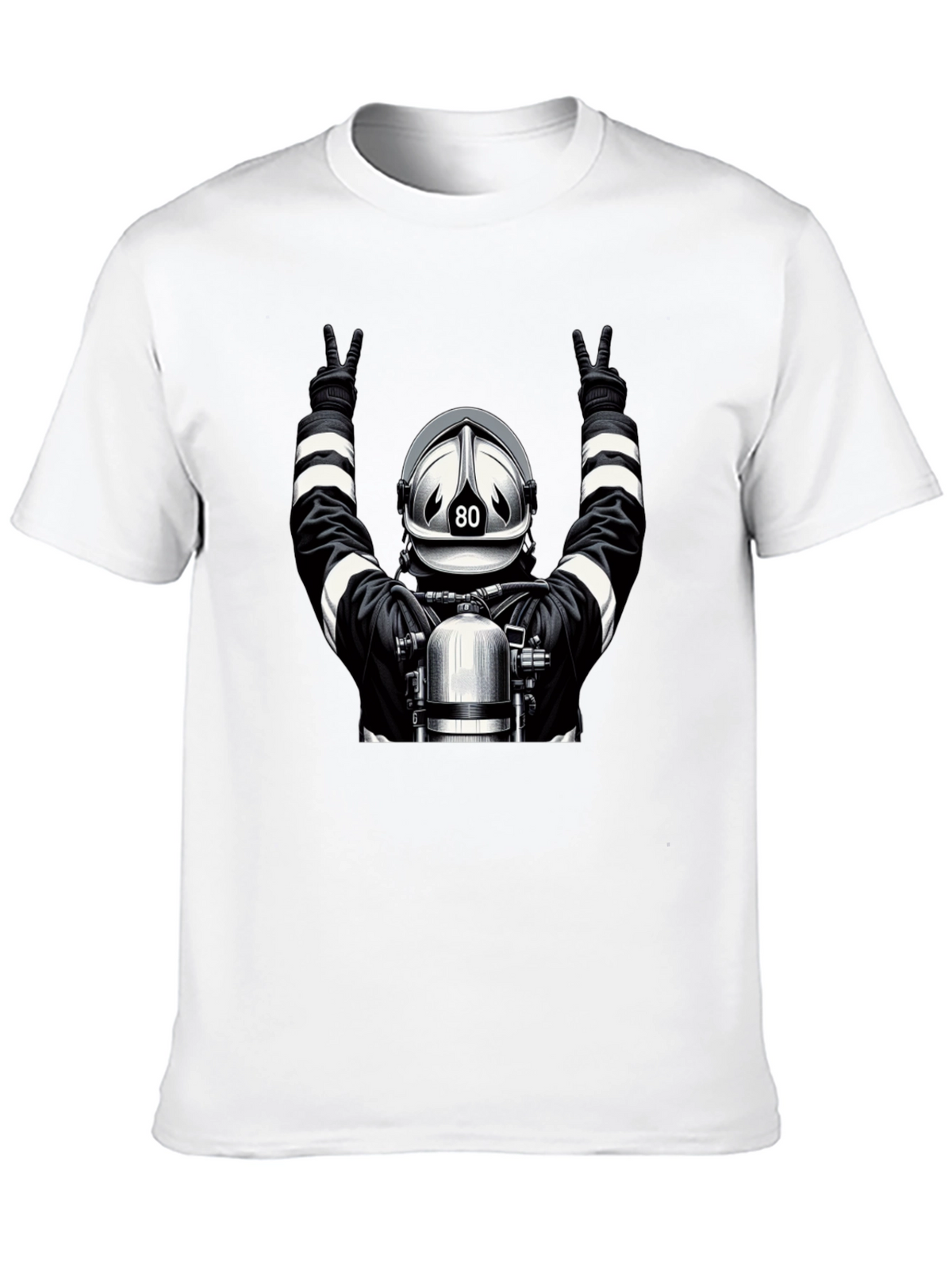 Firefighter 80 Graphic T-Shirt