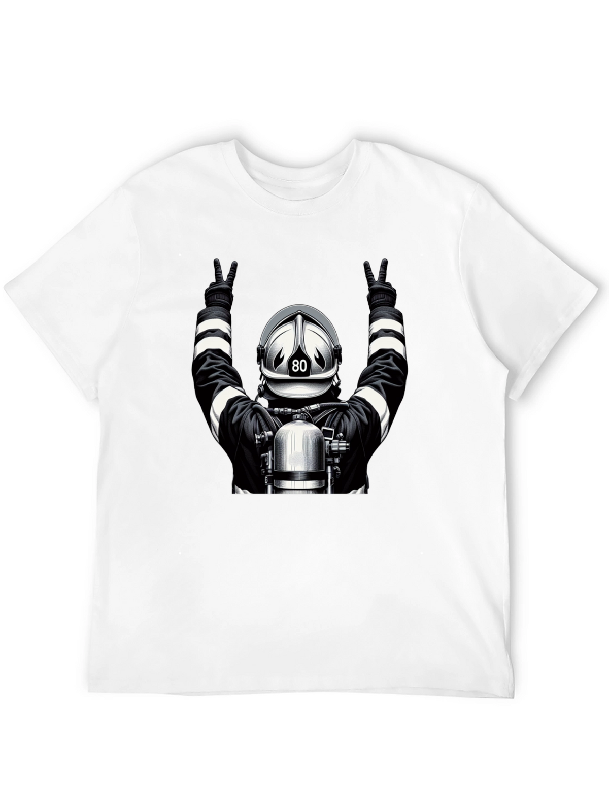 Firefighter 80 Graphic T-Shirt