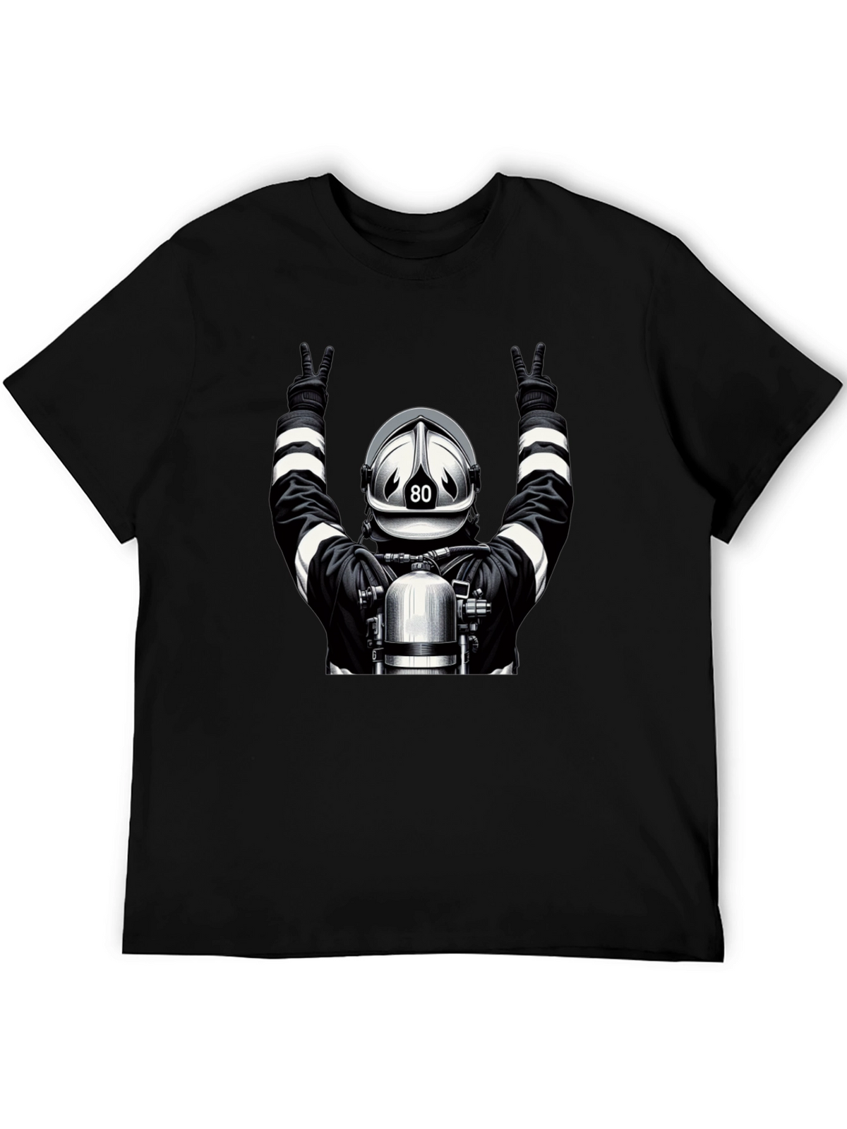 Firefighter 80 Graphic T-Shirt