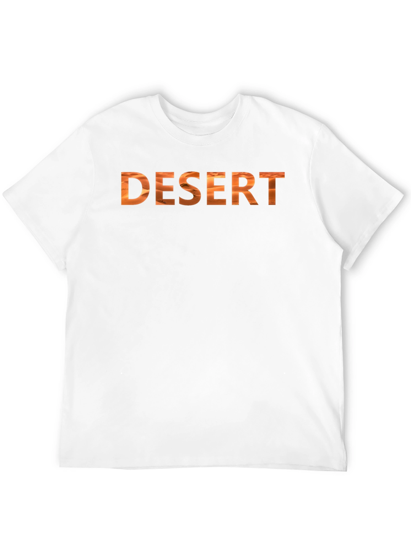 Desert Graphic Tee - Sand Dune Design Black T-Shirt