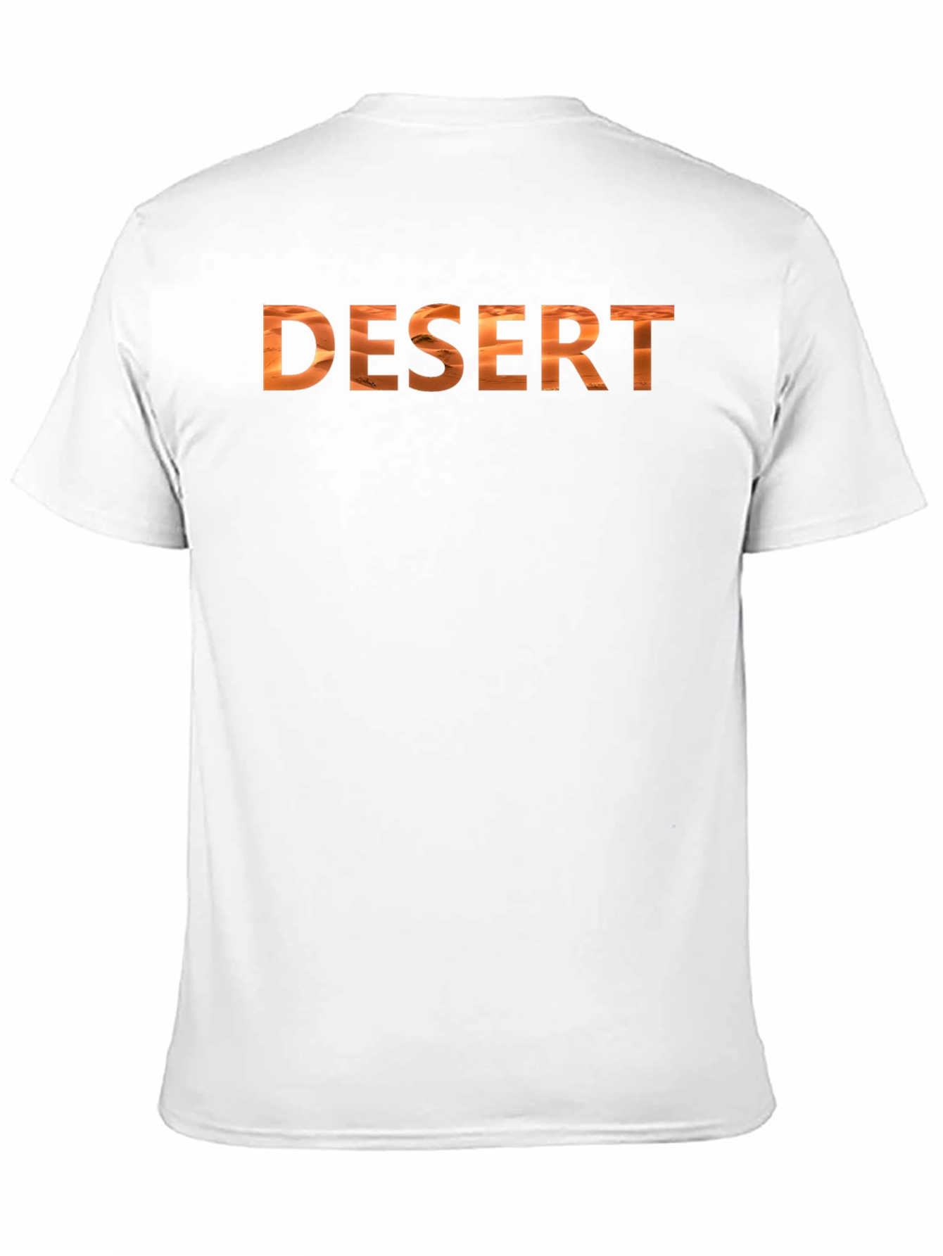 Desert Graphic Tee - Sand Dune Design Black T-Shirt