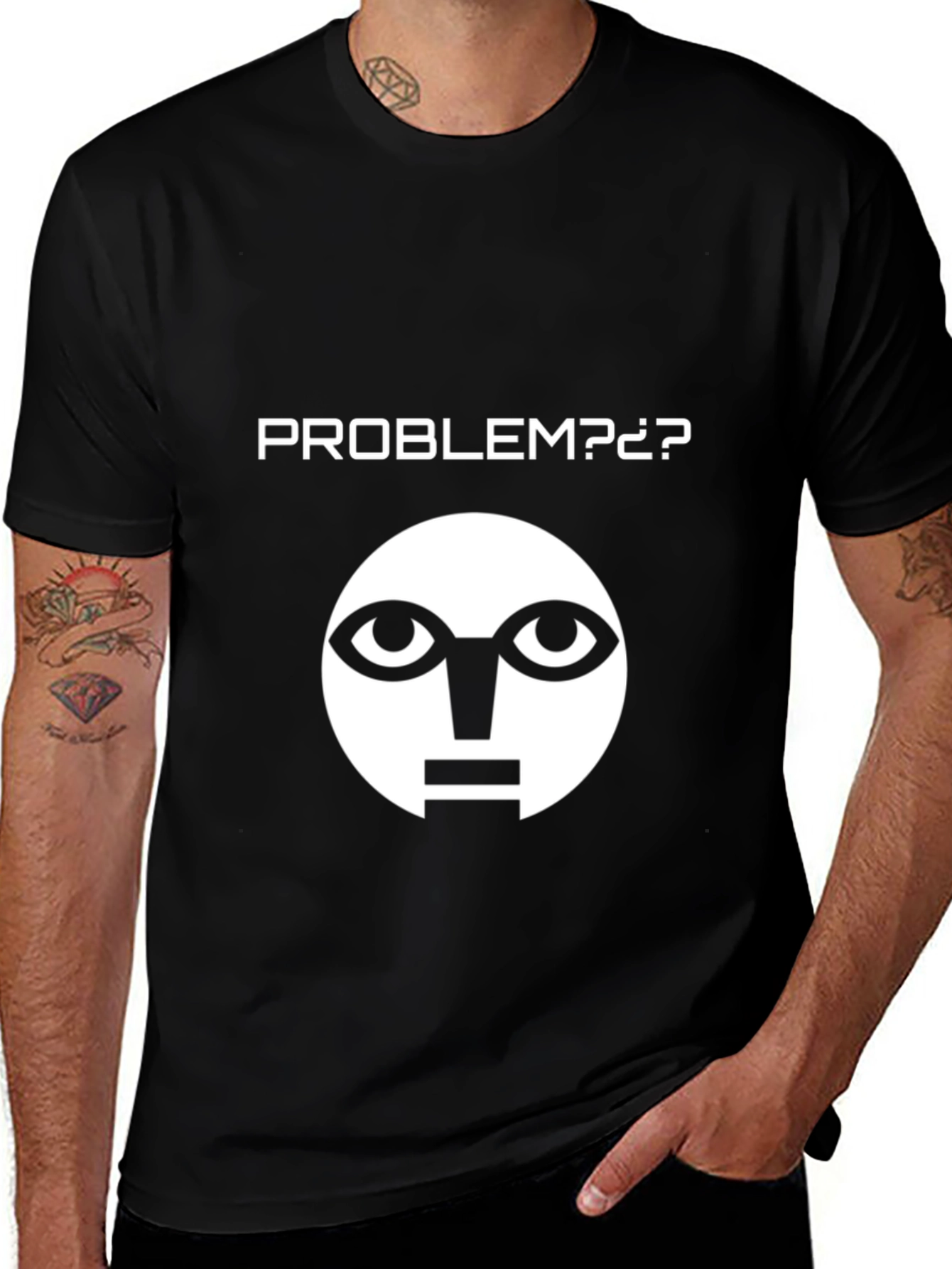 Problem? Meme Graphic Black T-Shirt