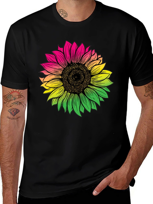 Vibrant Sunflower Graphic T-Shirt