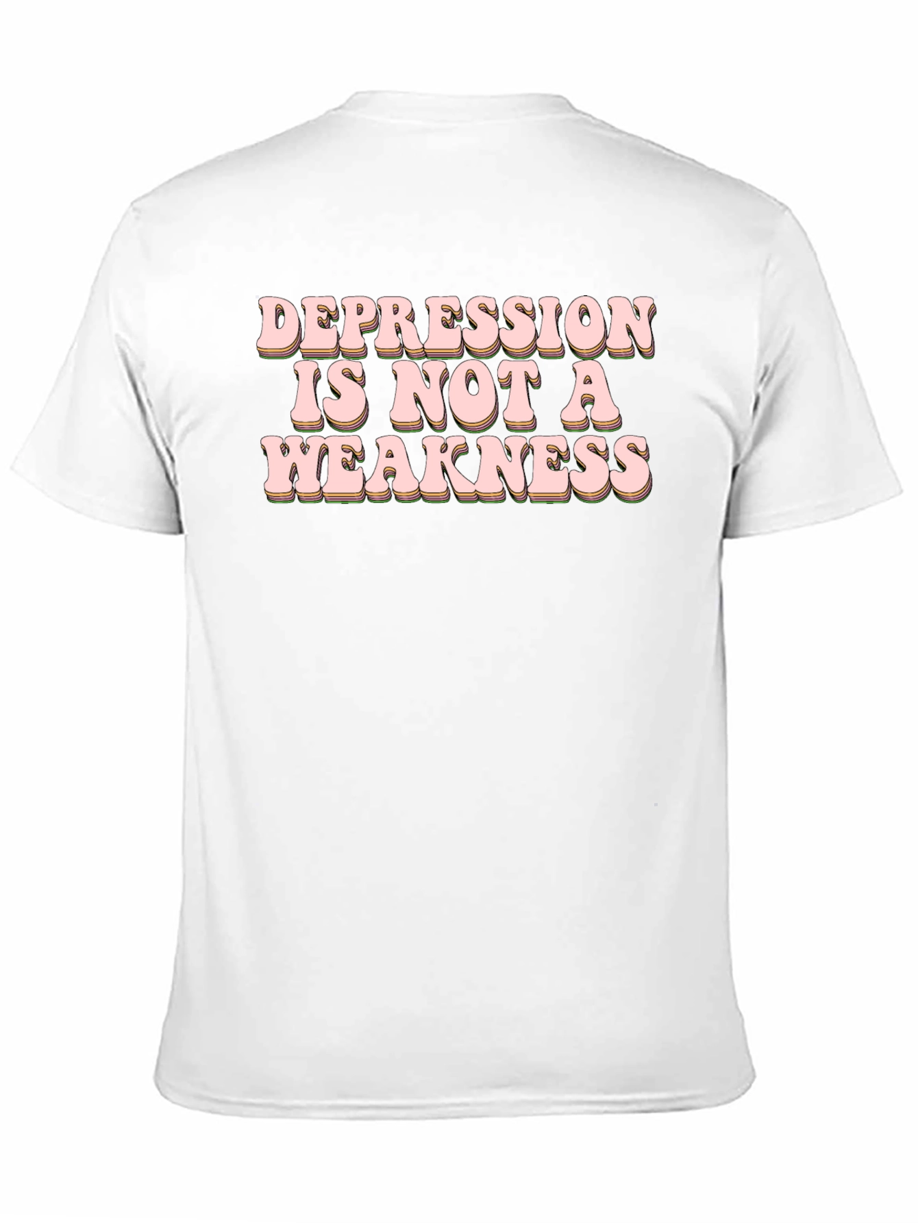 Depression Is Not A Weakness Graphic Tee