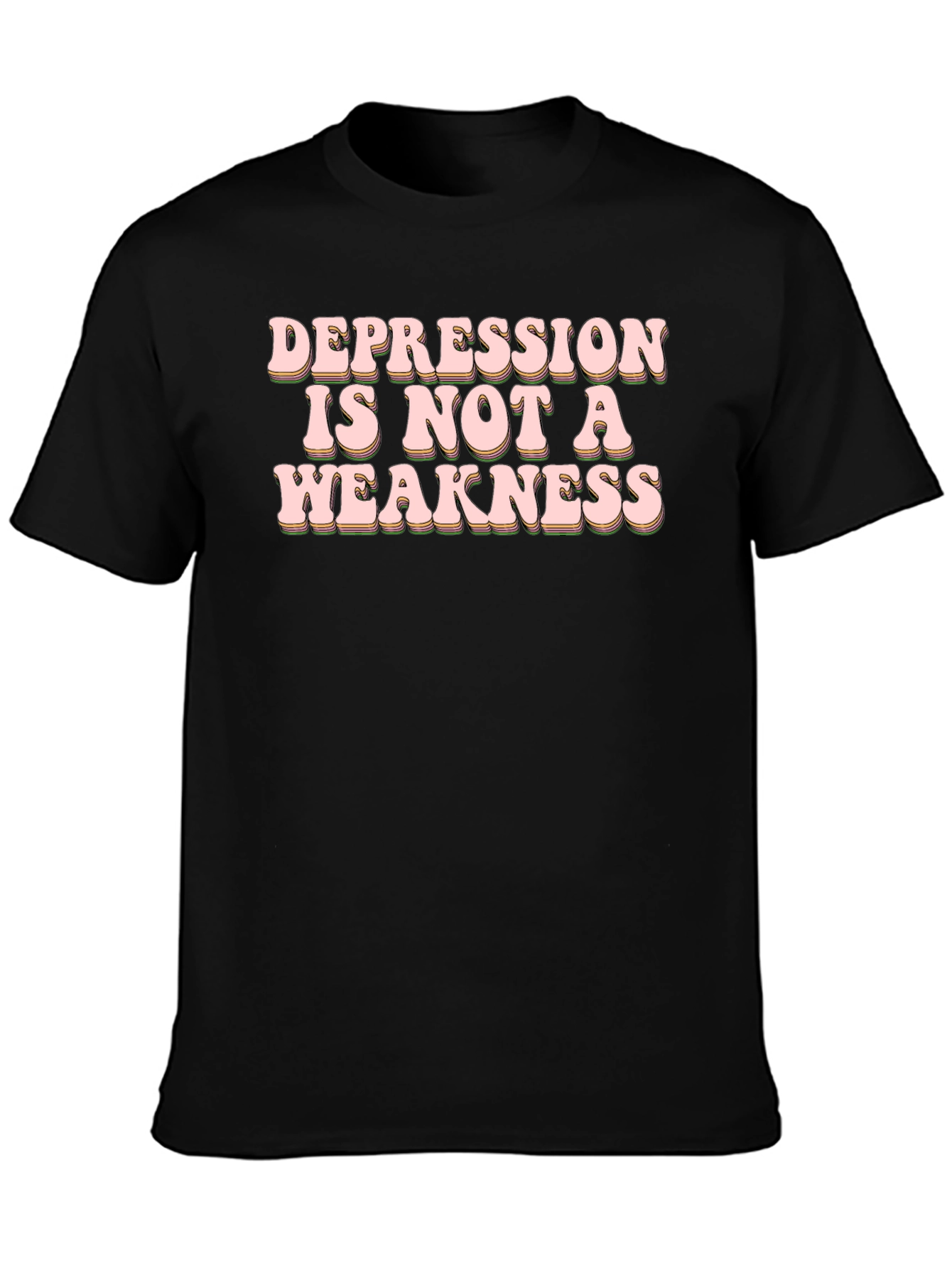 Depression Is Not A Weakness Graphic Tee