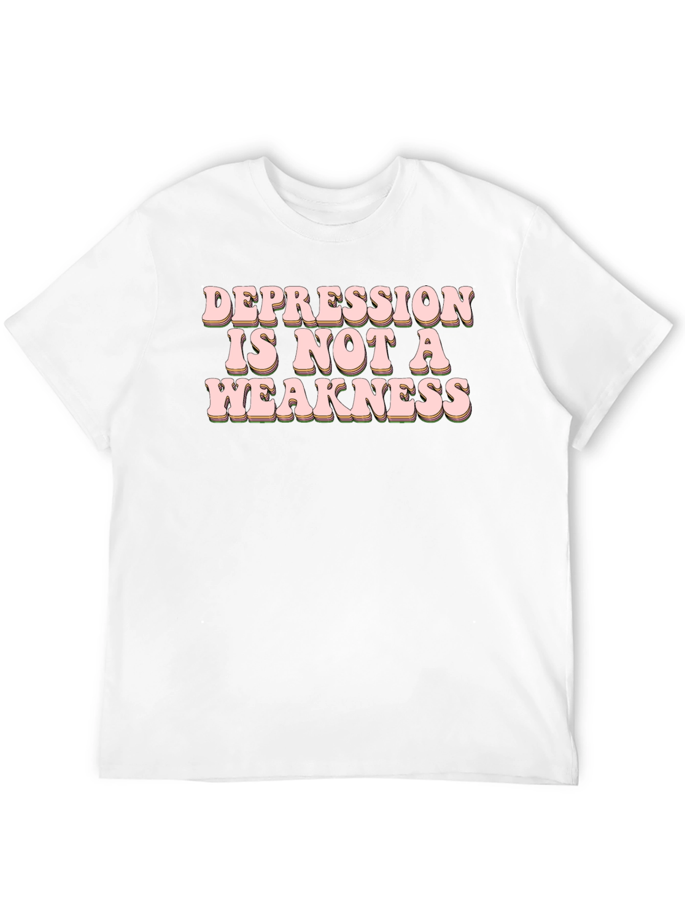 Depression Is Not A Weakness Graphic Tee