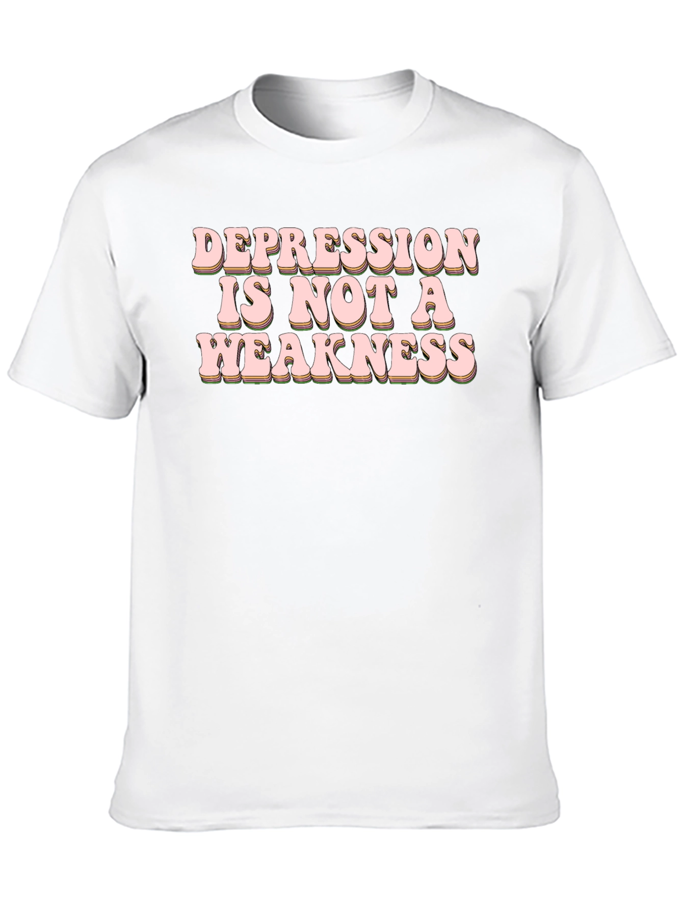 Depression Is Not A Weakness Graphic Tee