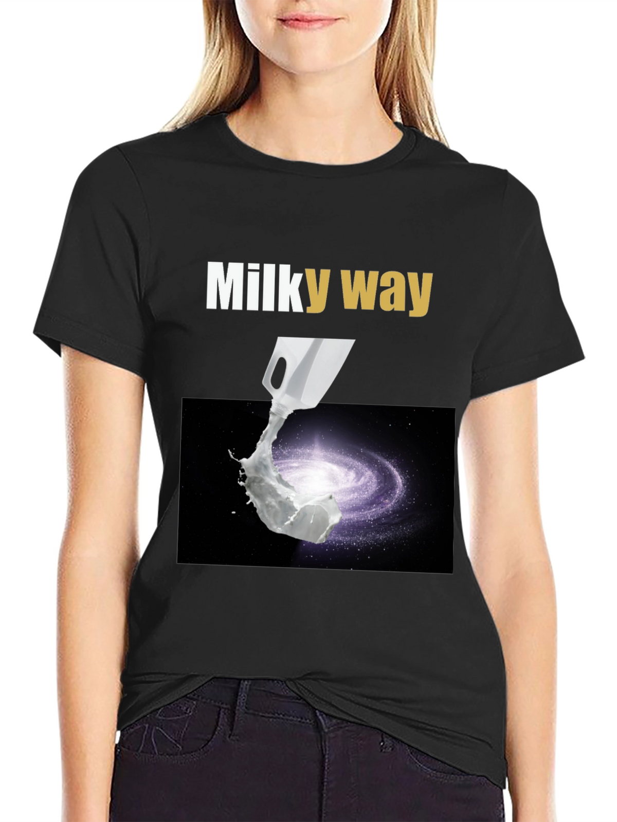 Milky Way Graphic T-Shirt - Space & Humor