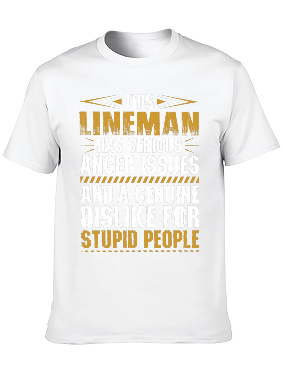 Lineman Anger Issues Graphic T-Shirt