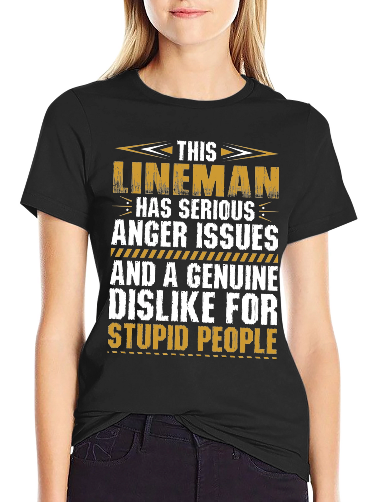 Lineman Anger Issues Graphic T-Shirt