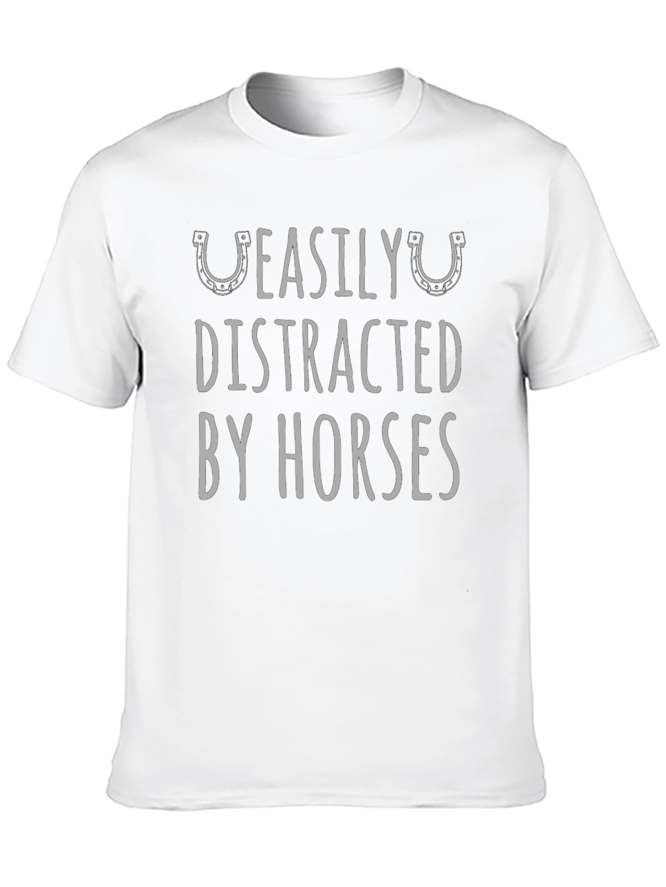 Easily Distracted By Horses Graphic Tee