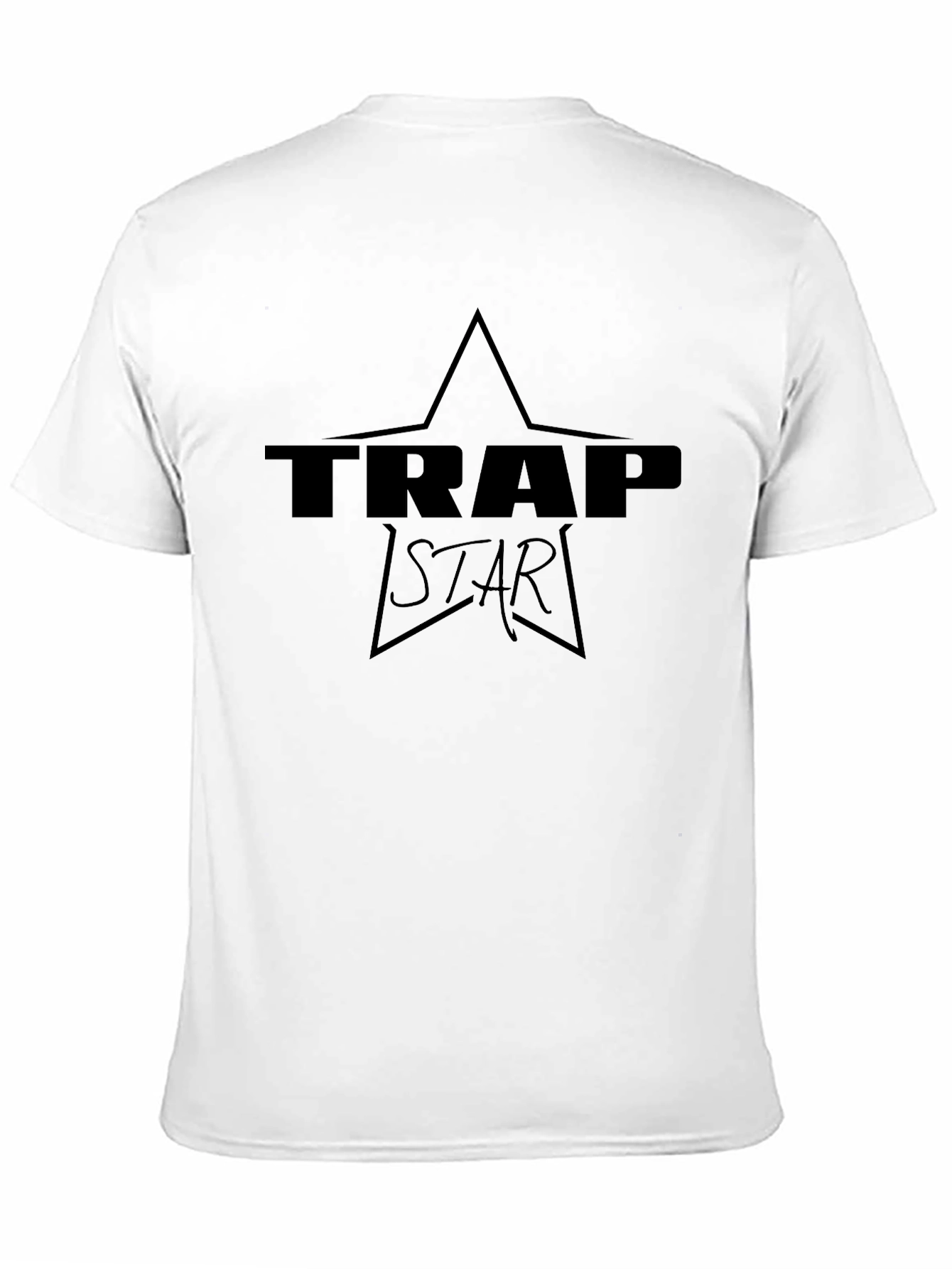 Trap Star Graphic Tee - Mens Black T-Shirt