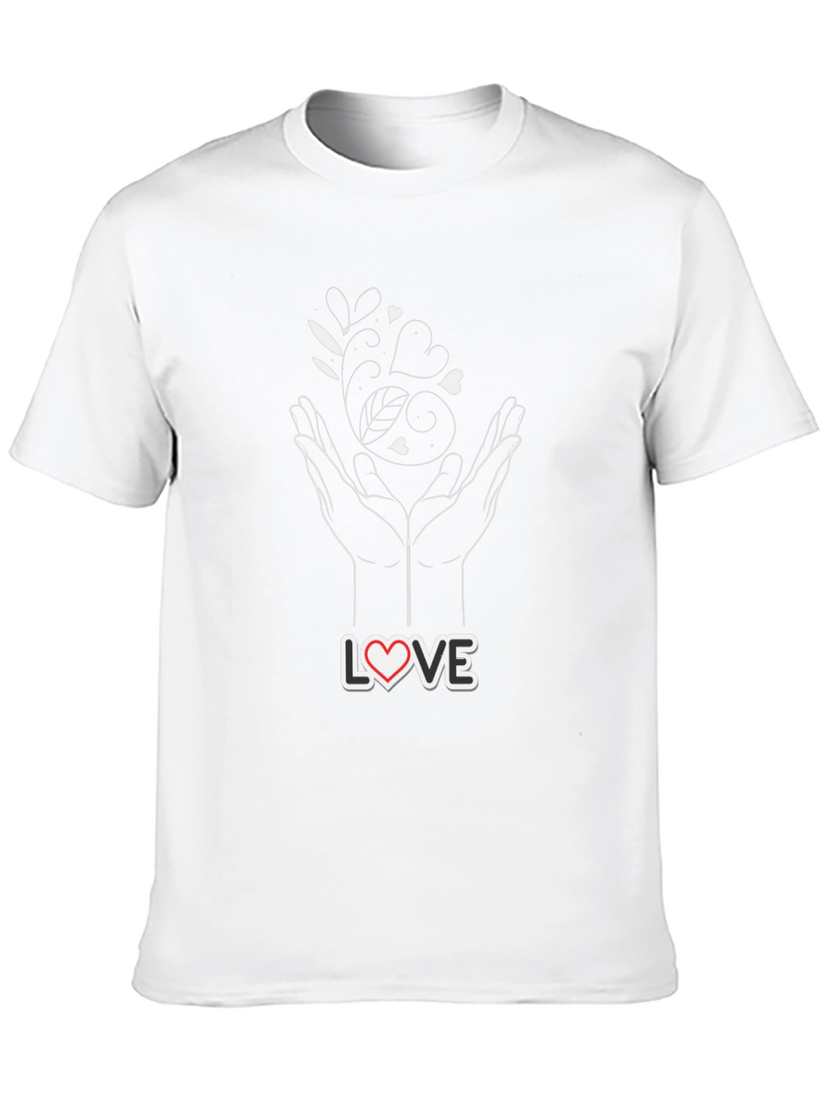 Love Hands Graphic Tee - Black T-Shirt