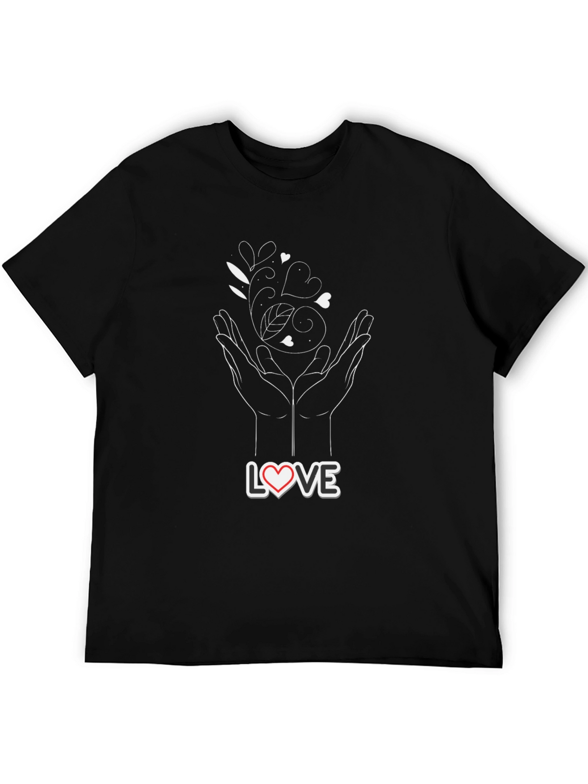 Love Hands Graphic Tee - Black T-Shirt