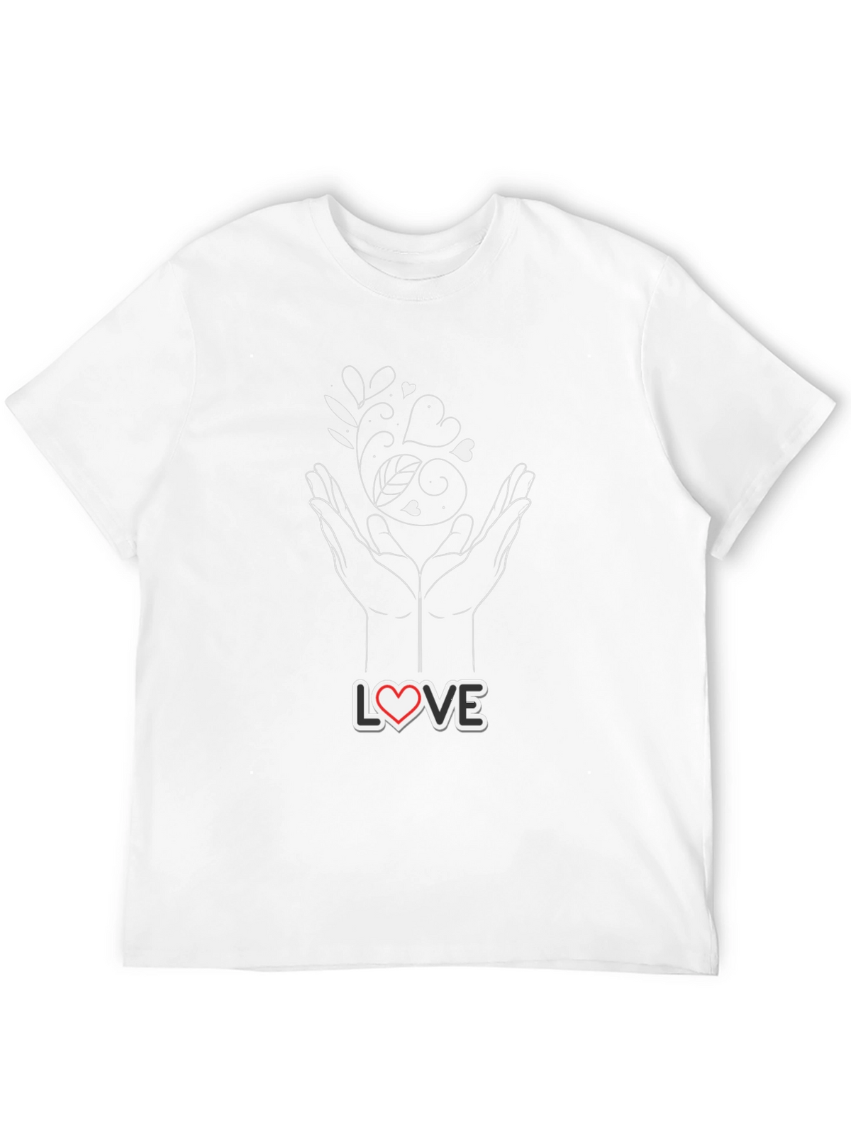 Love Hands Graphic Tee - Black T-Shirt
