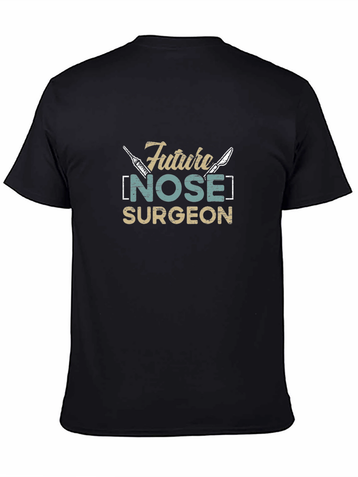 Future Nose Surgeon T-Shirt - Black Cotton Tee