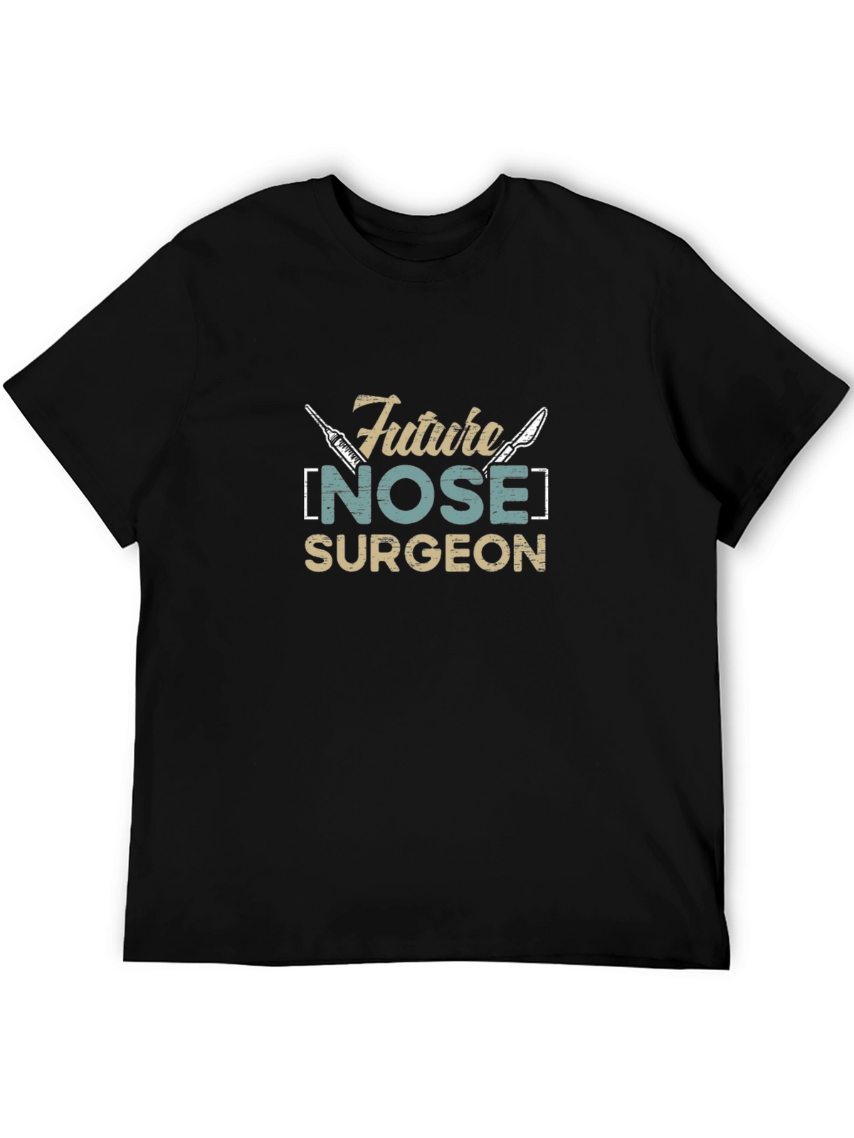 Future Nose Surgeon T-Shirt - Black Cotton Tee