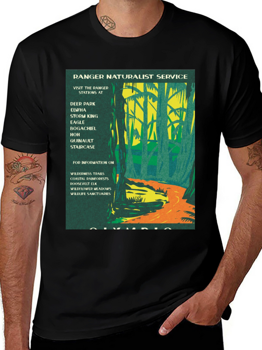 Ranger Naturalist Service T-Shirt - Olympic National Park