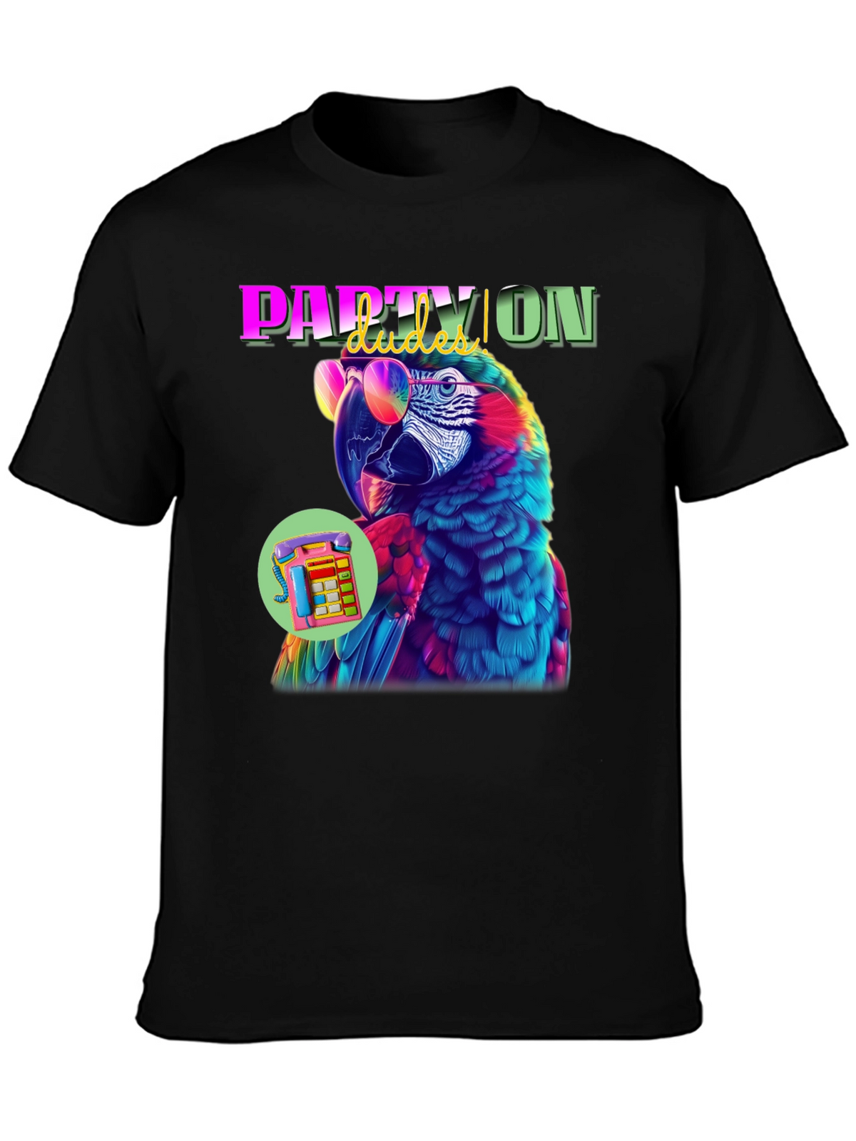 Party Parrot Graphic Tee