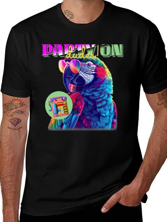 Party Parrot Graphic Tee