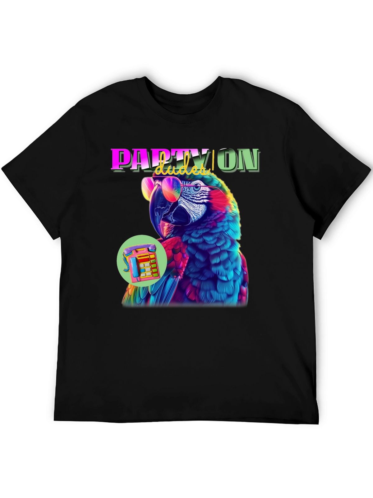 Party Parrot Graphic Tee