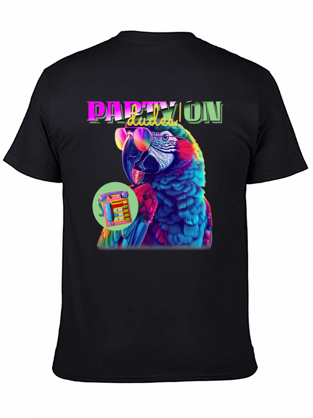 Party Parrot Graphic Tee