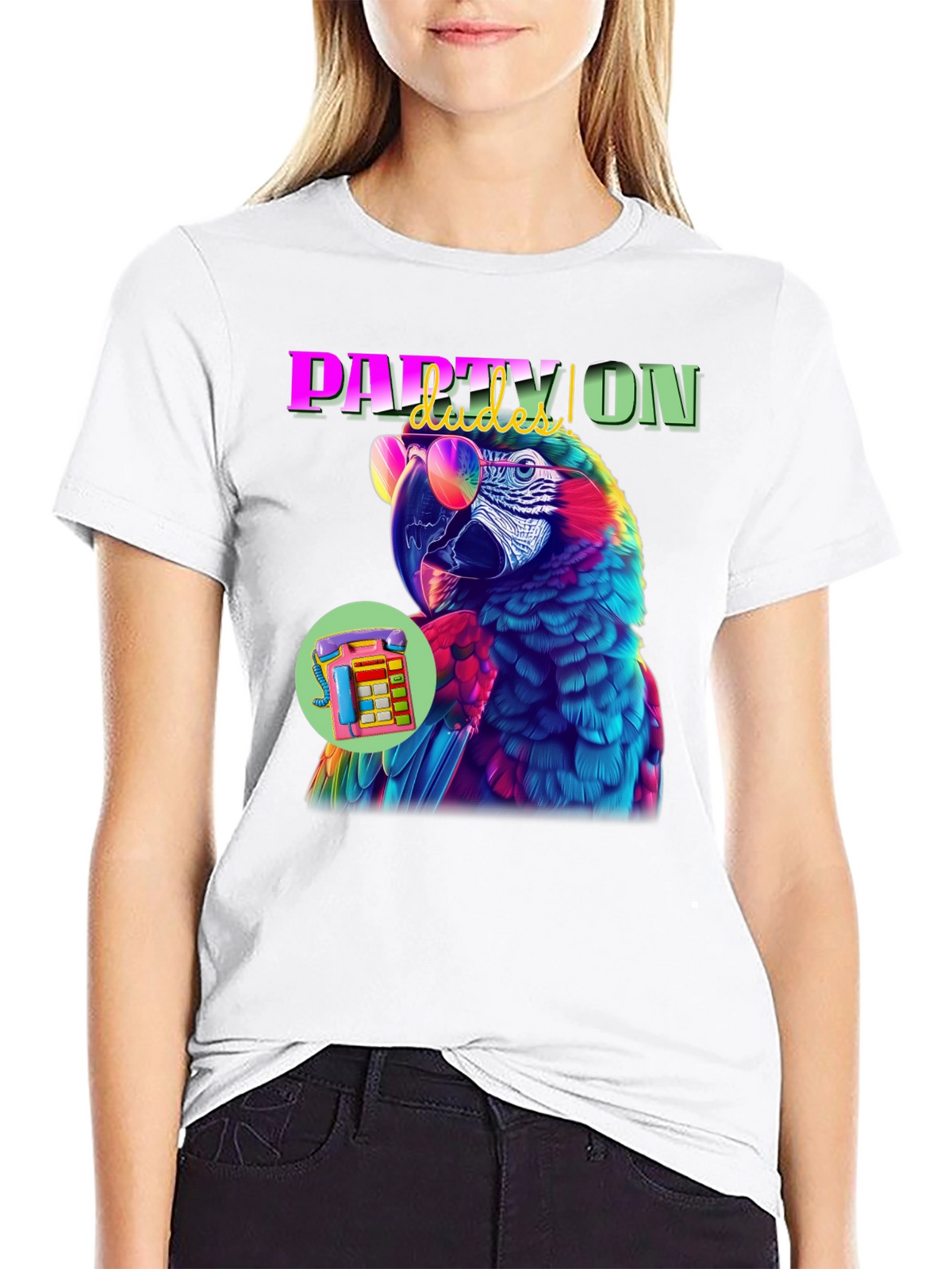 Party Parrot Graphic Tee