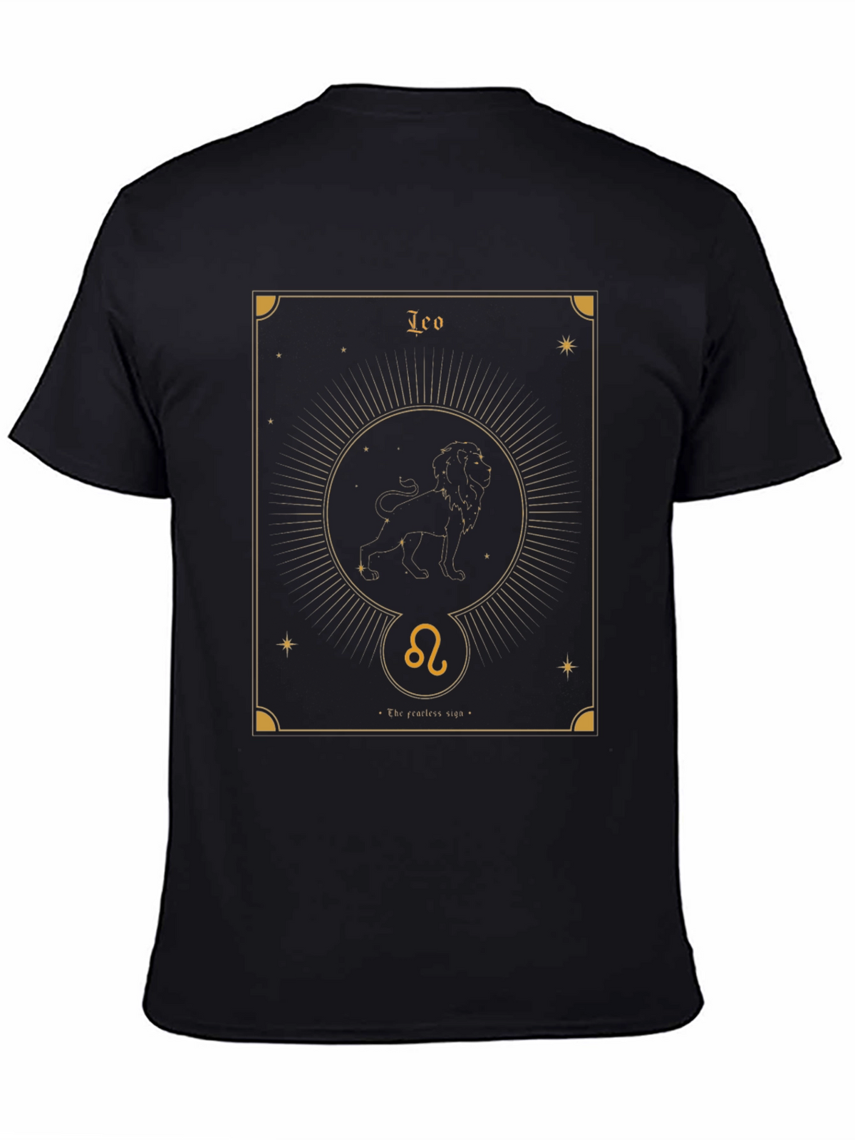 Leo Zodiac Graphic Tee - Fearless Sign