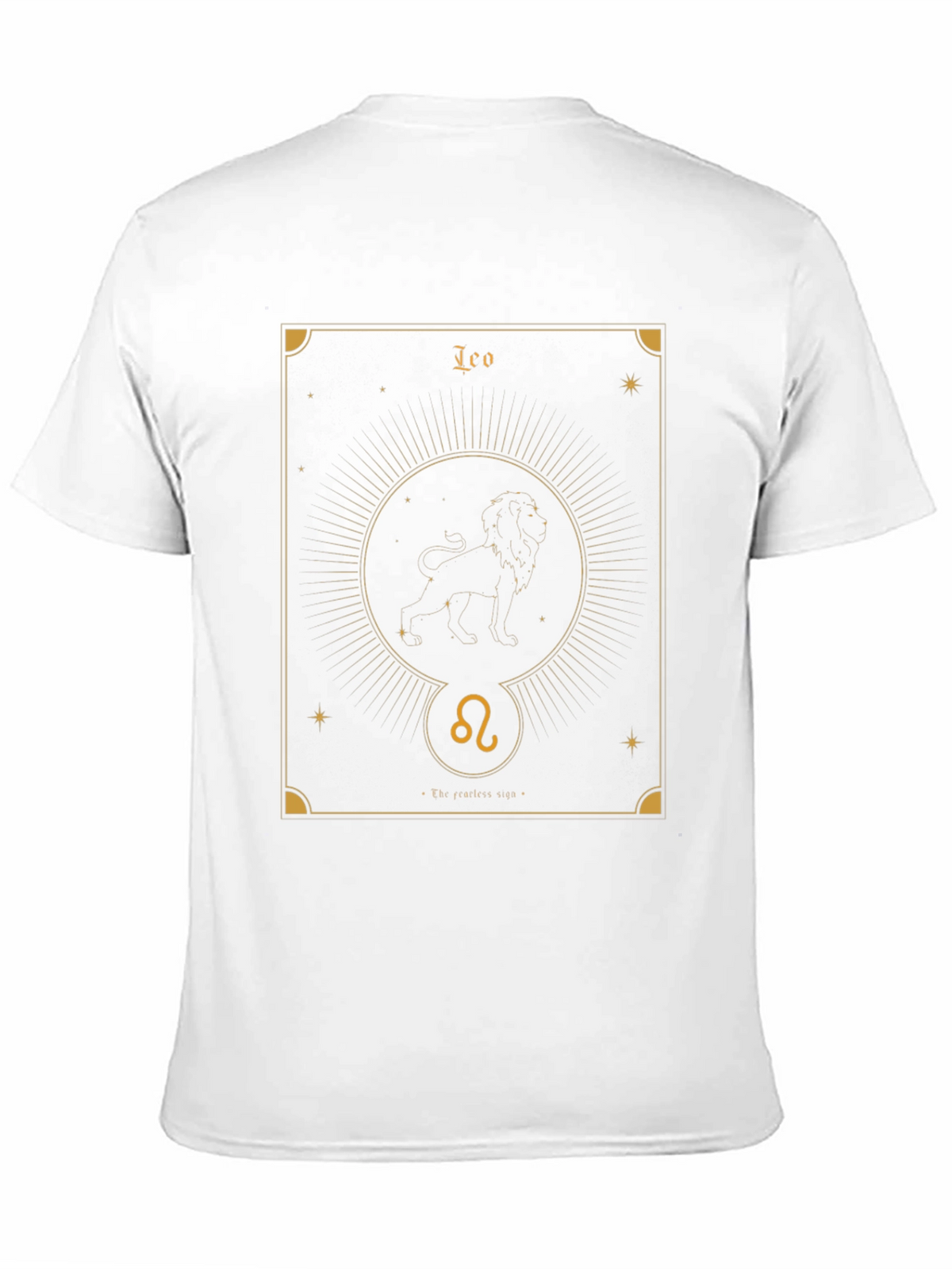Leo Zodiac Graphic Tee - Fearless Sign