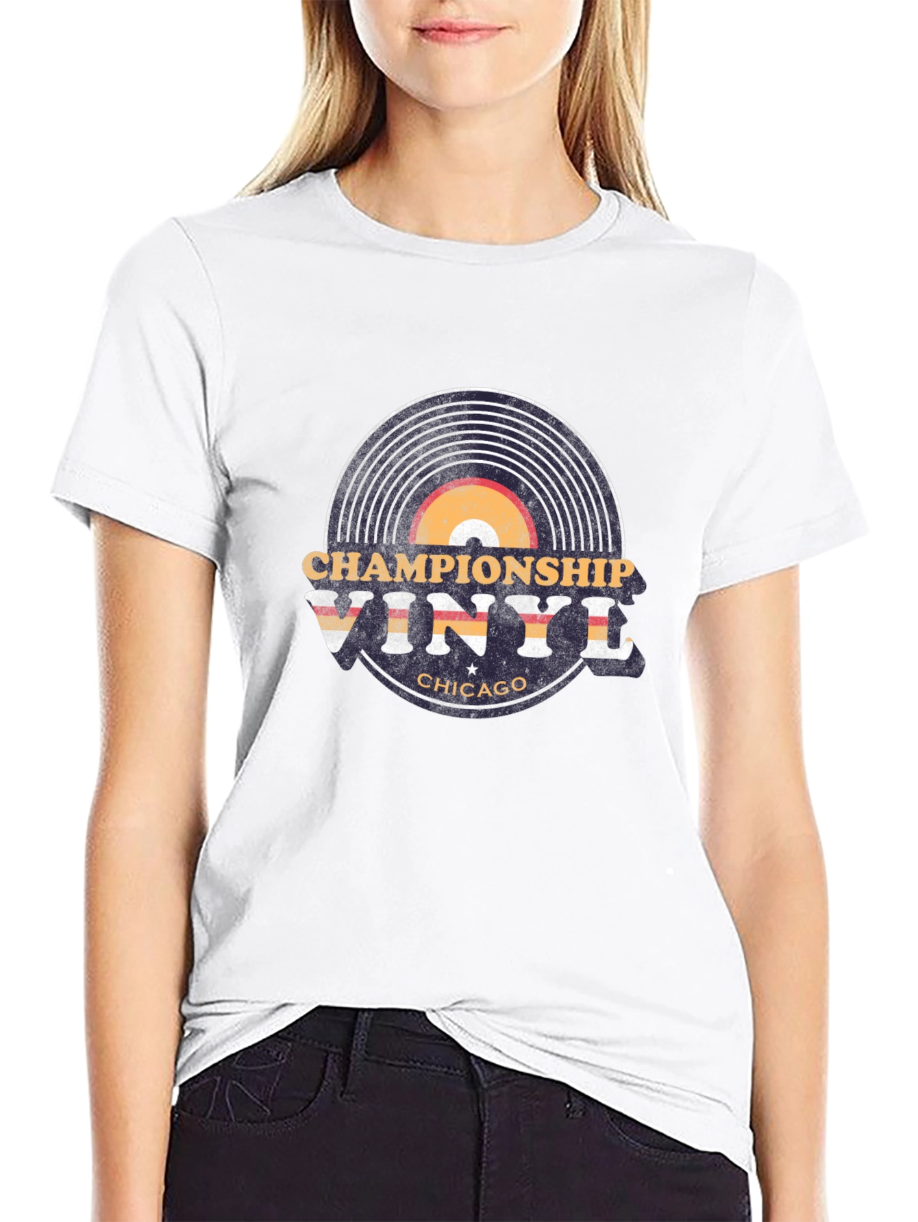 Championship Vinyl Chicago Graphic Tee