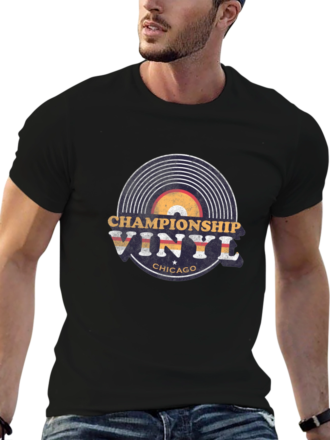 Championship Vinyl Chicago Graphic Tee