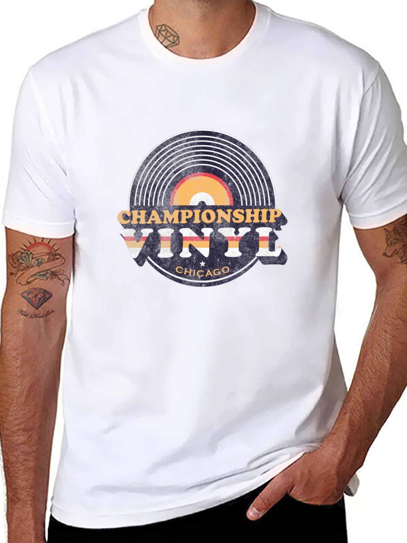 Championship Vinyl Chicago Graphic Tee