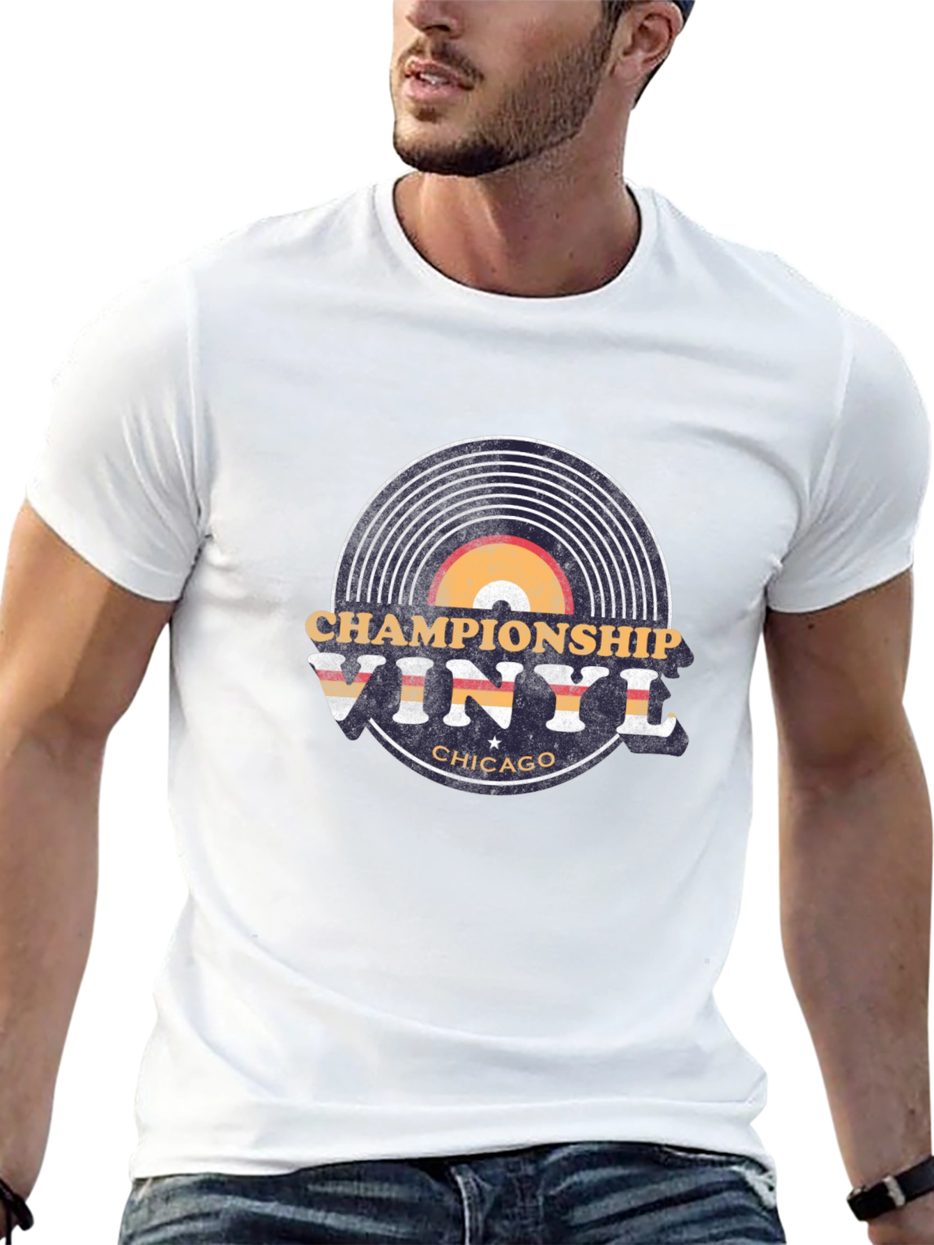 Championship Vinyl Chicago Graphic Tee