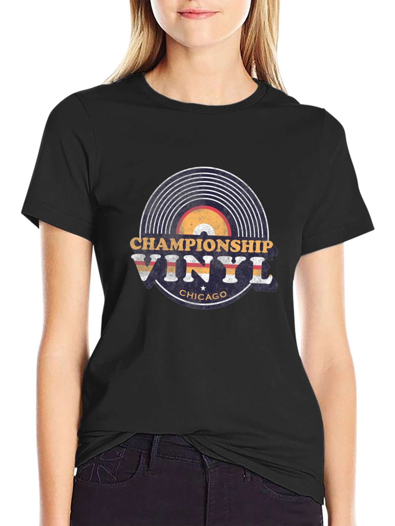 Championship Vinyl Chicago Graphic Tee