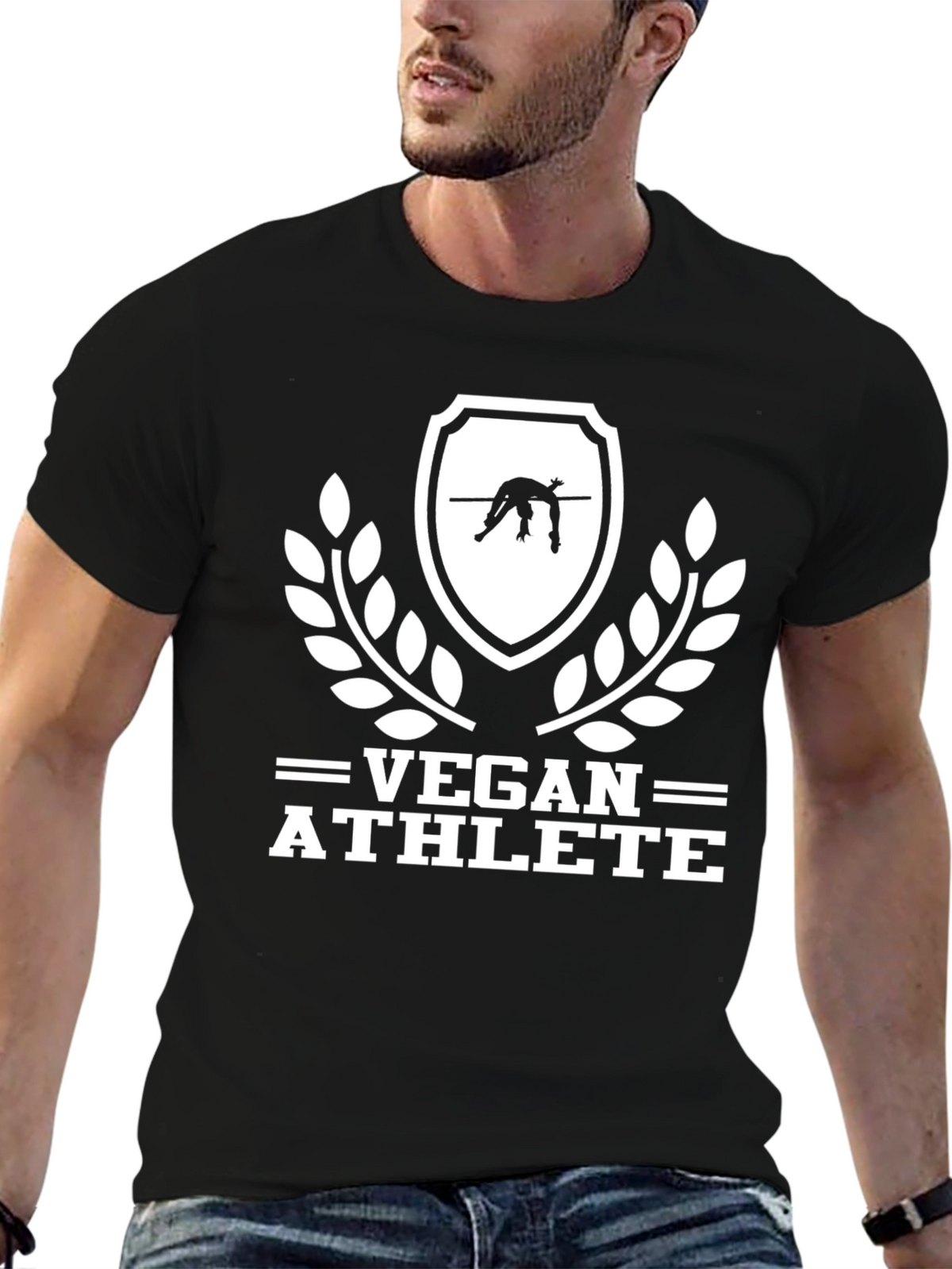 Vegan Athlete T-Shirt | High Jump Shield