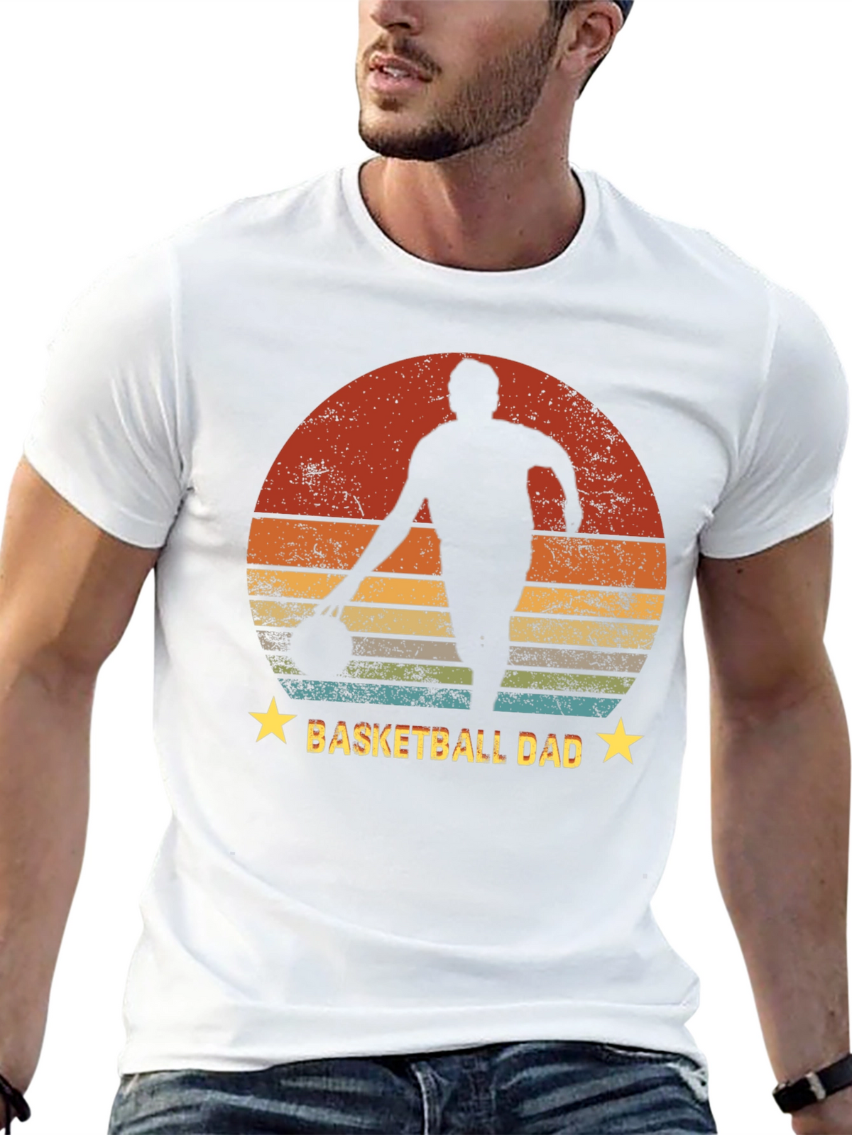 Basketball Dad T-Shirt - Retro Style