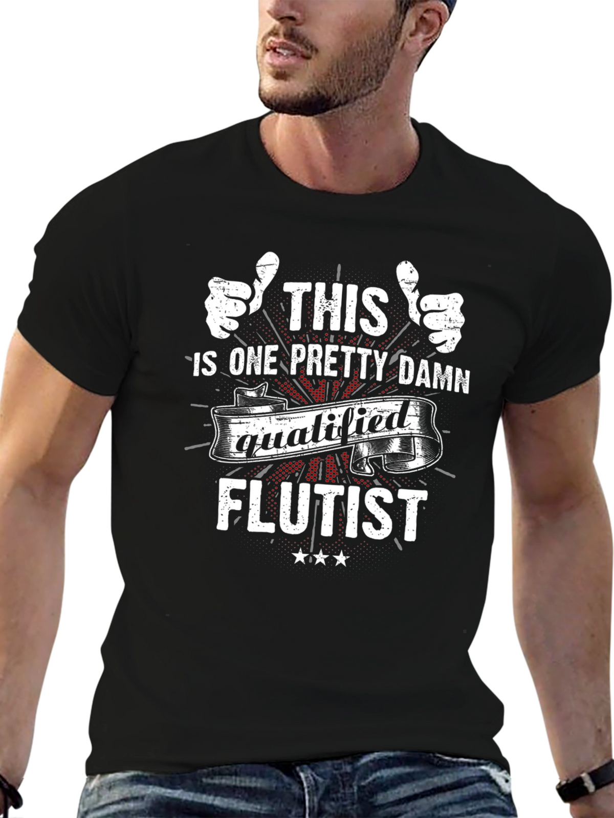 This Is One Pretty Damn Qualified Flutist T-Shirt