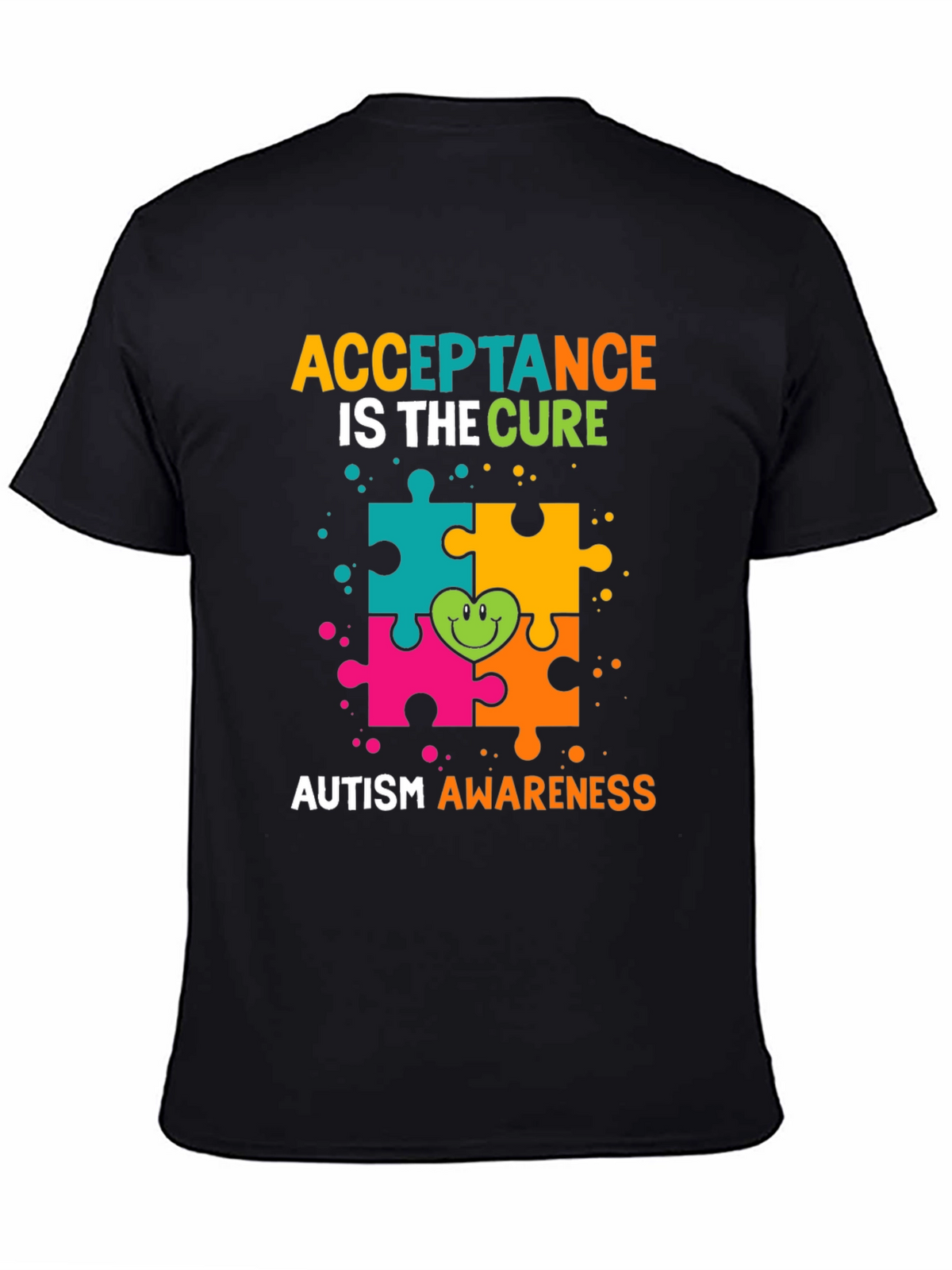 Autism Awareness T-Shirt - Acceptance Is The Cure
